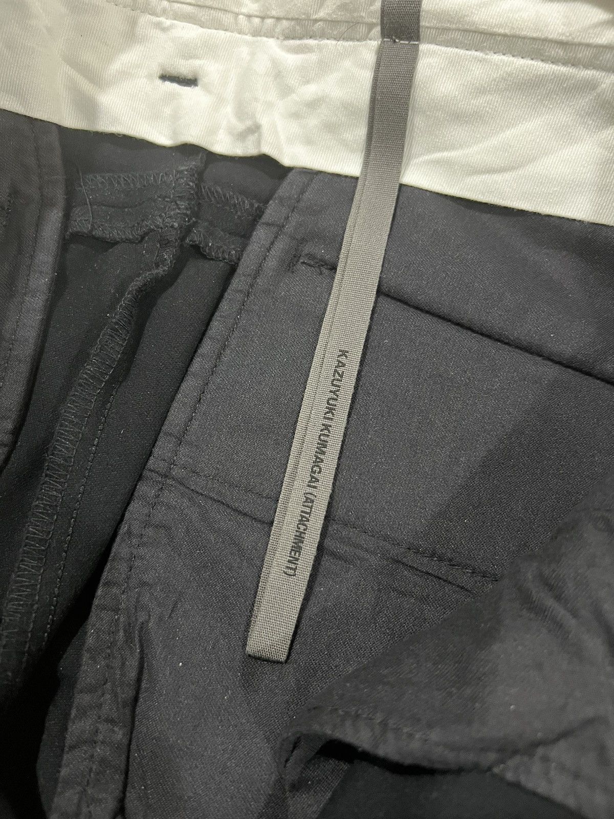 Julius GRAIL🔥Kazuyuki Kumagai Attachment J Curve Leg Stretch Pants Size US 30 / EU 46 - 8 Thumbnail