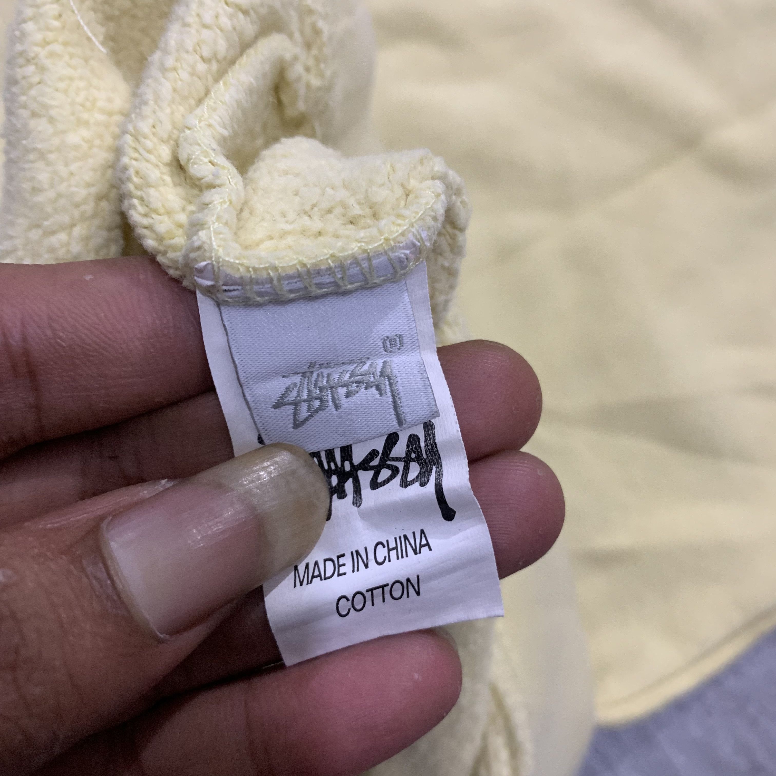Stussy × Vintage 2000s Stussy Embroidery Logo Cropped Sweatshirt y2k style Size US S / EU 44-46 / 1 - 4 Thumbnail