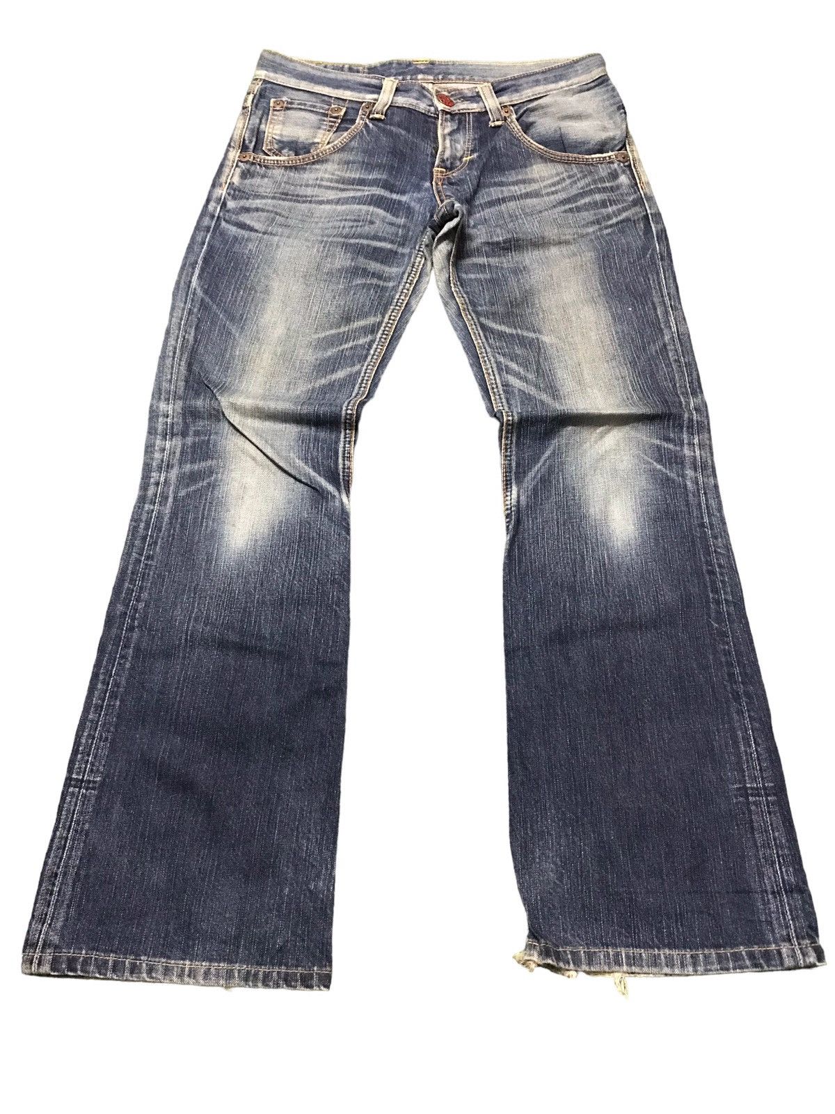 image of Edwin 503 Blue Trip Denim Flared Jeans in Indigo, Men's (Size 31)