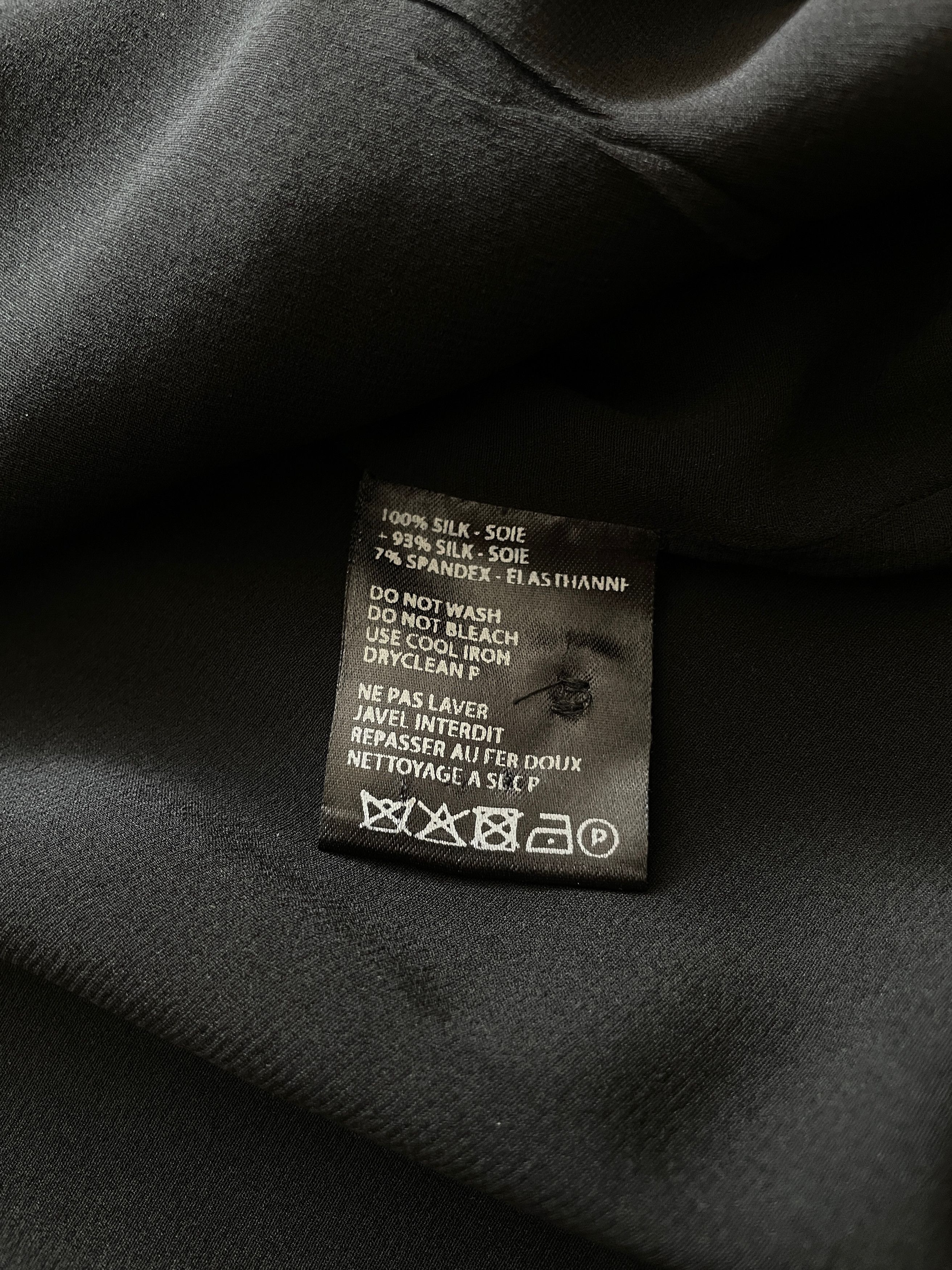 Haider Ackermann Concealed Button Short-Sleeve Silk Shirt Size US L / EU 52-54 / 3 - 5 Thumbnail