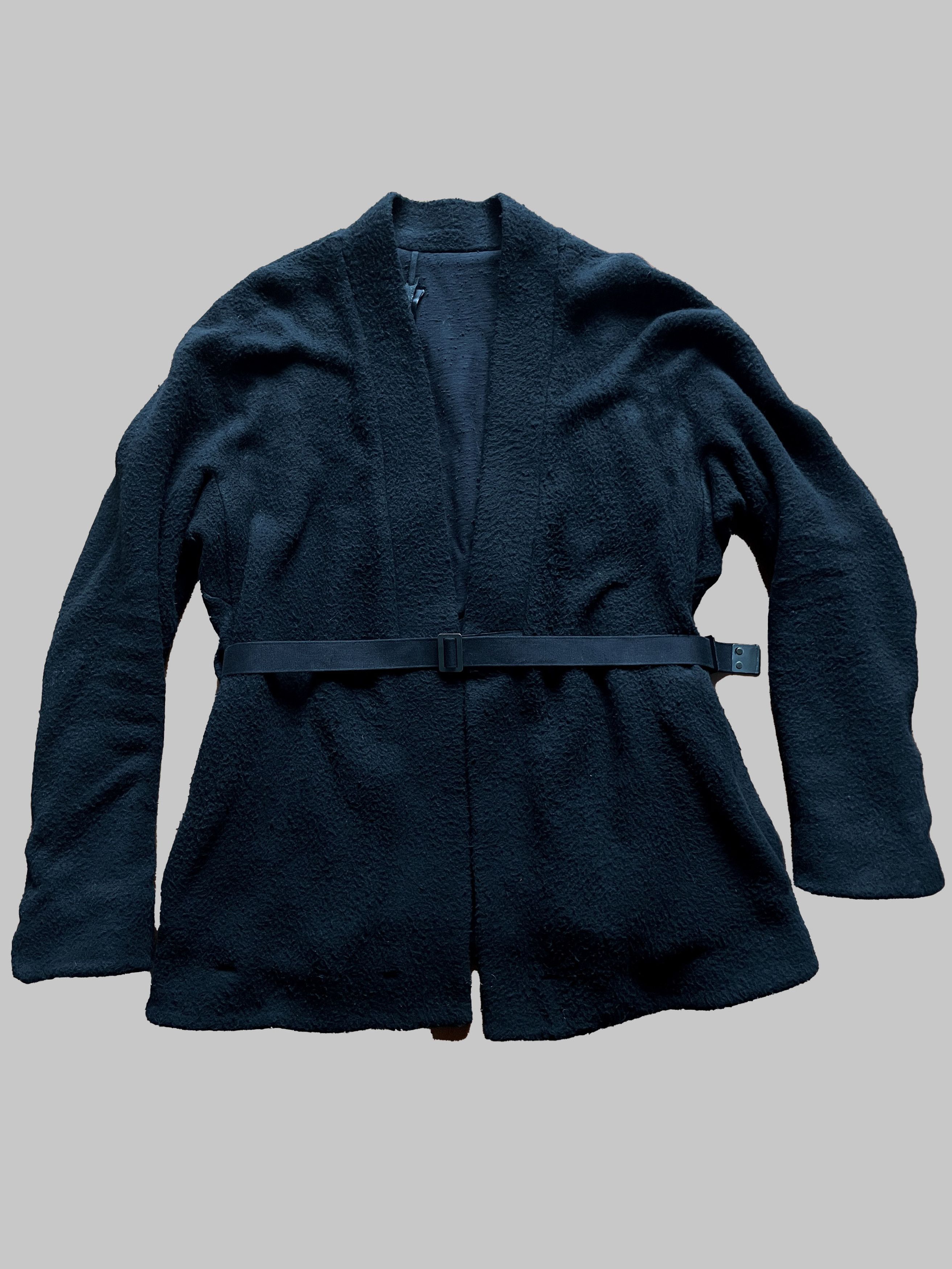 Boris Bidjan Saberi Brushed Wool Cardigan Size US L / EU 52-54 / 3 - 1 Thumbnail
