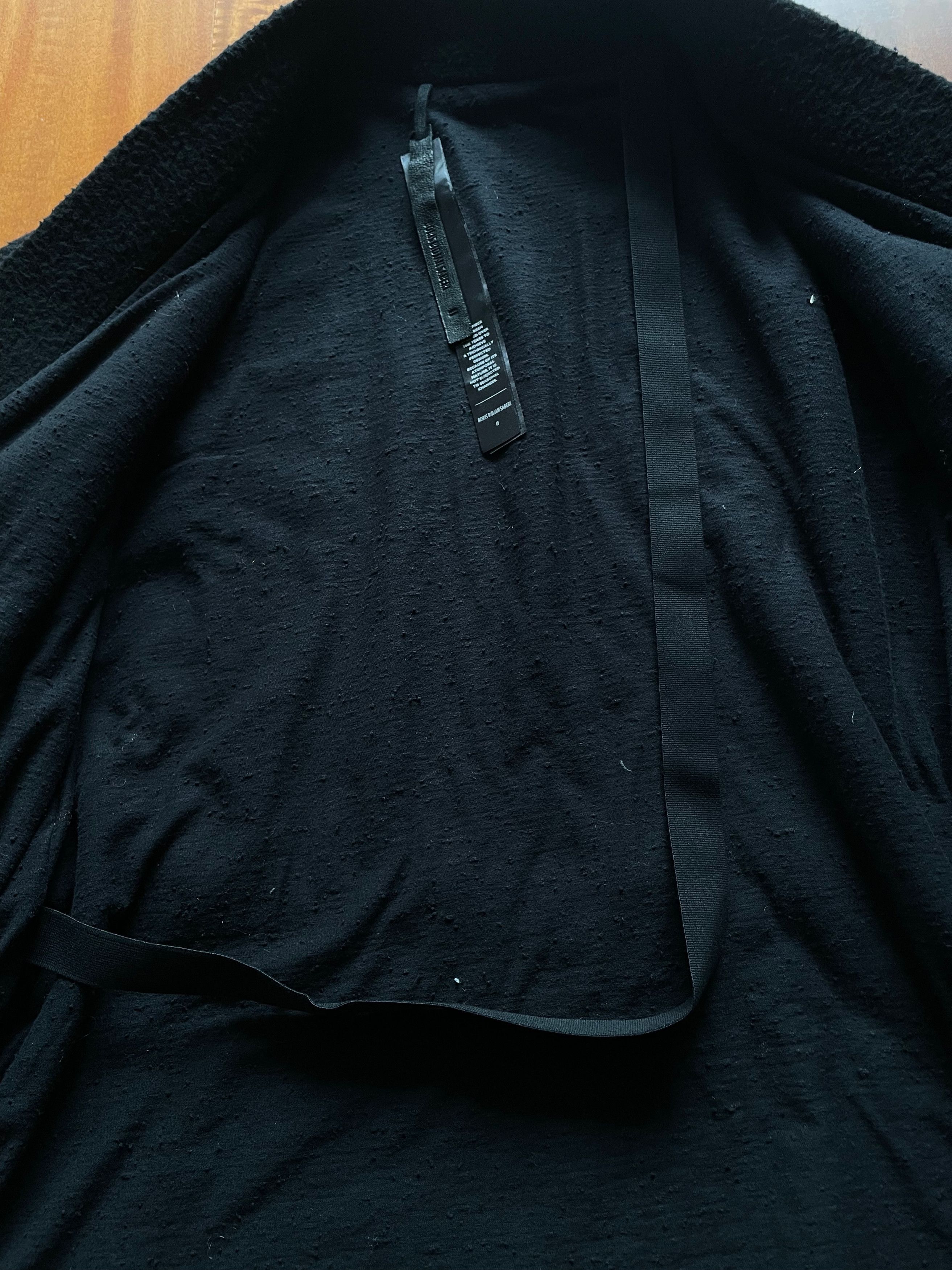 Boris Bidjan Saberi Brushed Wool Cardigan Size US L / EU 52-54 / 3 - 5 Thumbnail