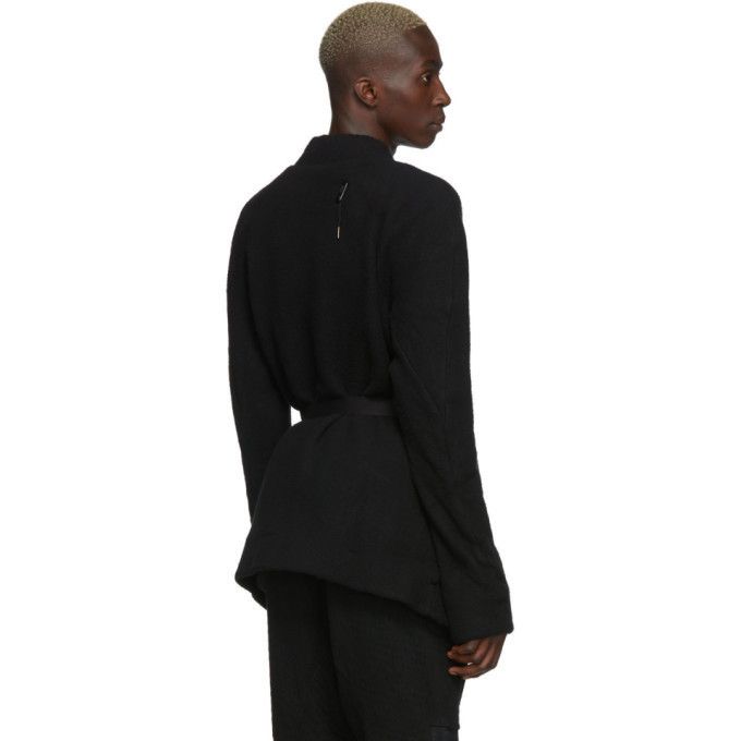 Boris Bidjan Saberi Brushed Wool Cardigan Size US L / EU 52-54 / 3 - 7 Thumbnail