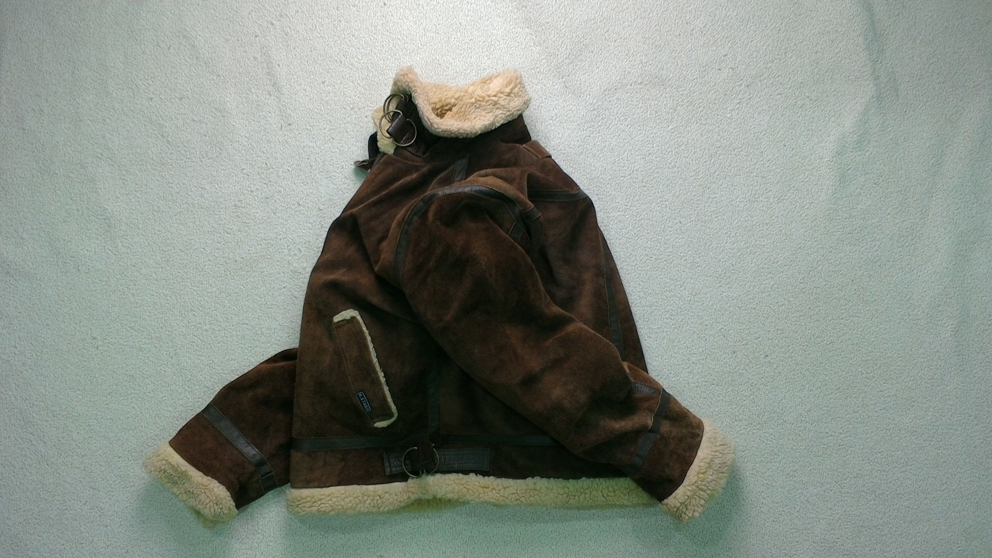 Japanese Brand VINTAGE NEXT STAGE SHERPA DESIGN LEATHER JACKET Size US M / EU 48-50 / 2 - 8 Thumbnail