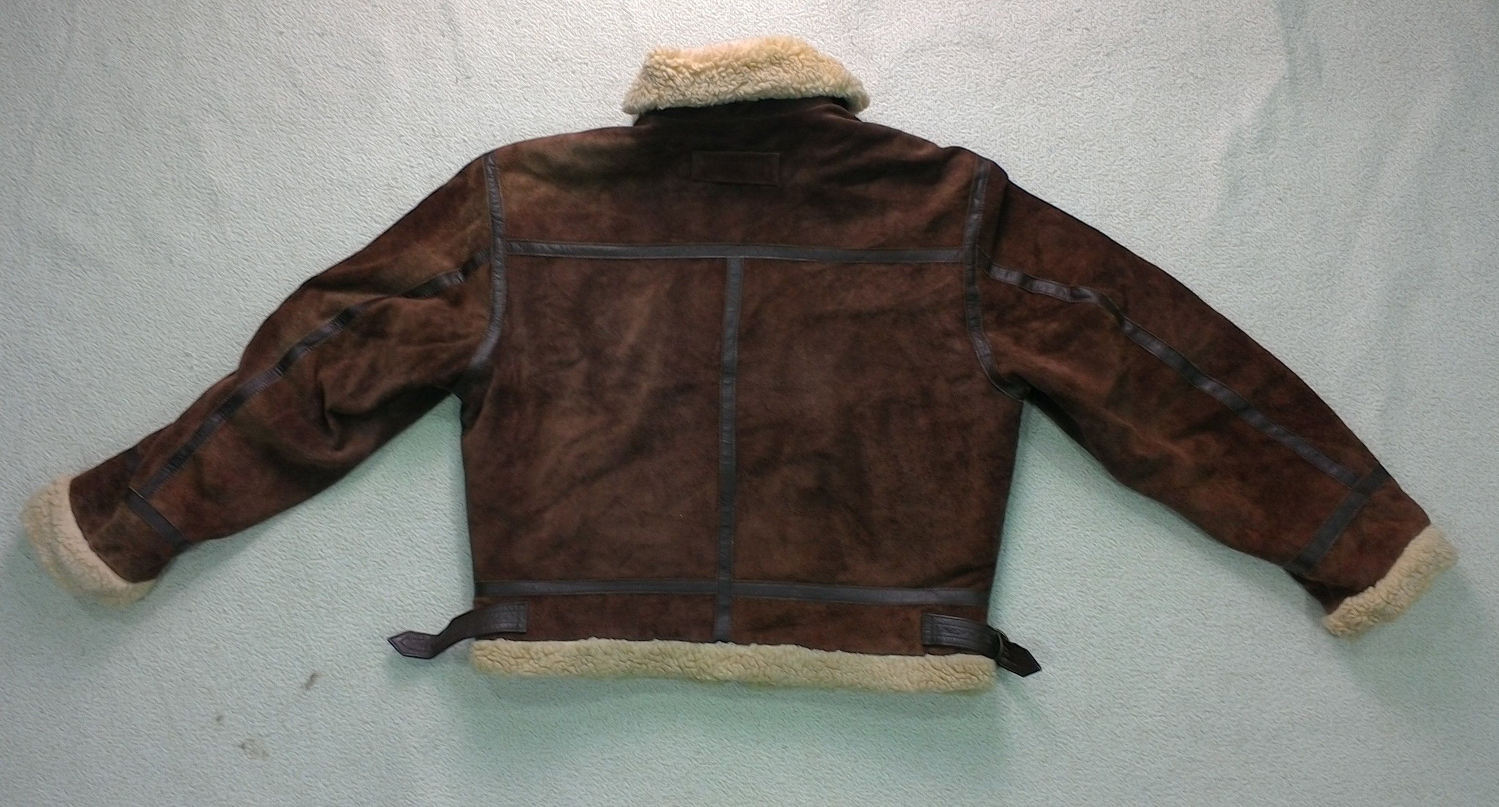 Japanese Brand VINTAGE NEXT STAGE SHERPA DESIGN LEATHER JACKET Size US M / EU 48-50 / 2 - 4 Thumbnail