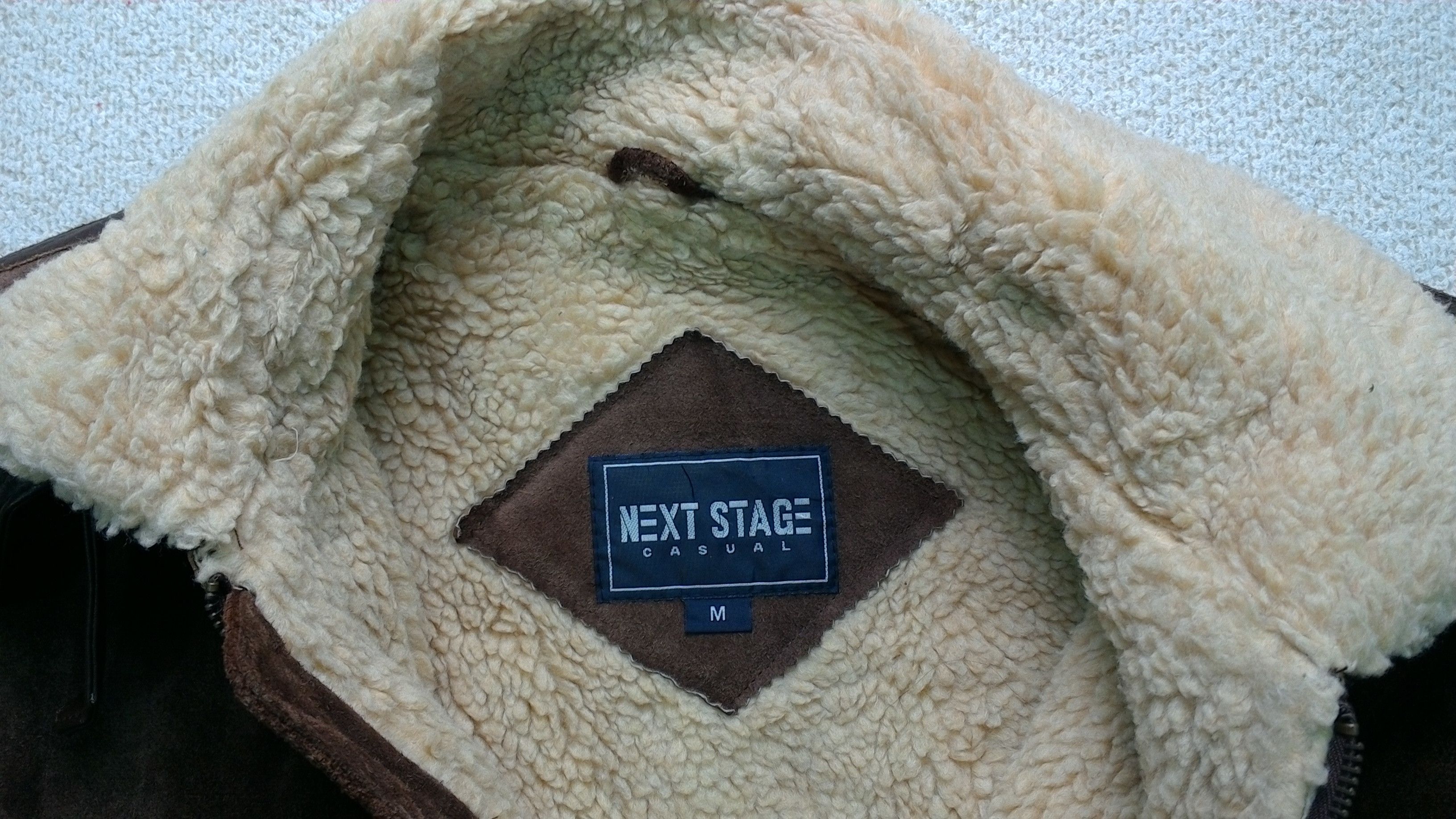 Japanese Brand VINTAGE NEXT STAGE SHERPA DESIGN LEATHER JACKET Size US M / EU 48-50 / 2 - 5 Thumbnail