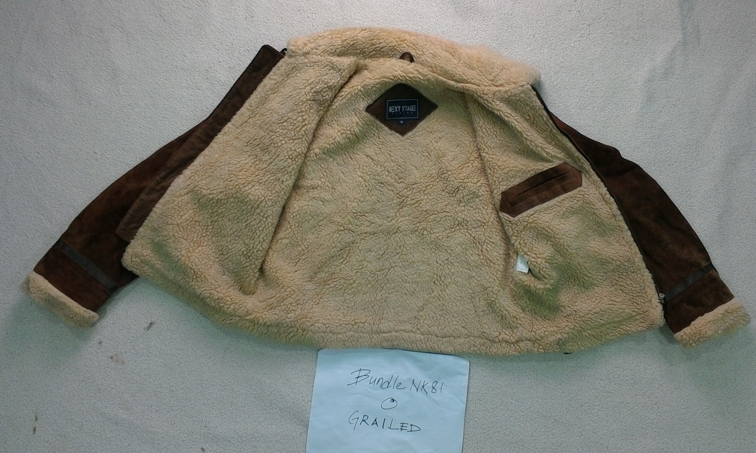Japanese Brand VINTAGE NEXT STAGE SHERPA DESIGN LEATHER JACKET Size US M / EU 48-50 / 2 - 7 Thumbnail