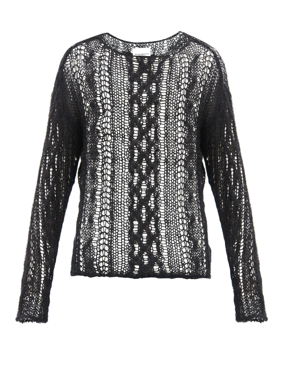 Takahiromiyashita The Soloist. Open-Weave Wool Sweater Size US L / EU 52-54 / 3 - 5 Thumbnail