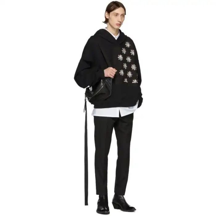 Haider Ackermann Hand Embroidered Perth Patch Hoodie Size US XL / EU 56 / 4 - 8 Thumbnail