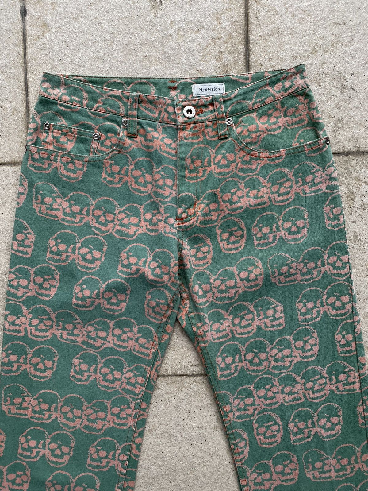 Hysteric Glamour Vintage 1990’s HYSTERIC GLAMOUR Skulls Fullprint Pant Size US 28 / EU 44 - 3 Thumbnail
