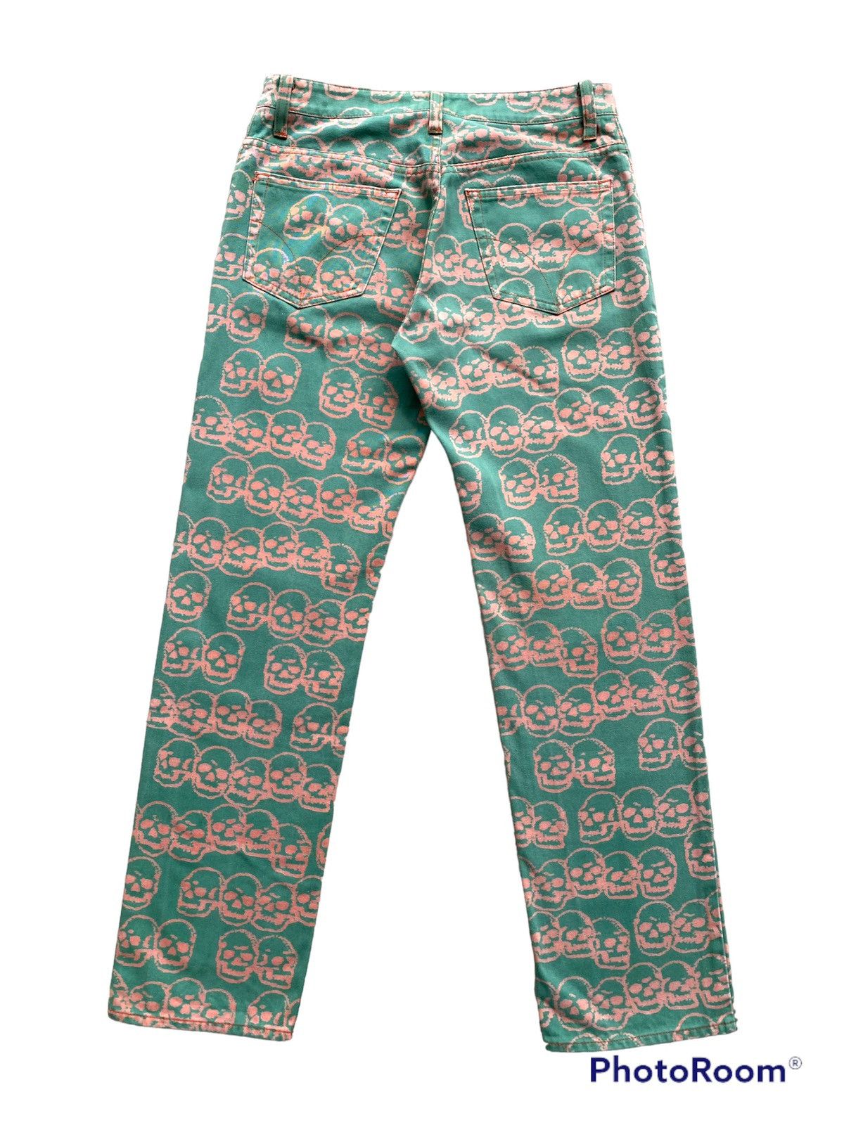 Hysteric Glamour Vintage 1990’s HYSTERIC GLAMOUR Skulls Fullprint Pant Size US 28 / EU 44 - 2 Thumbnail