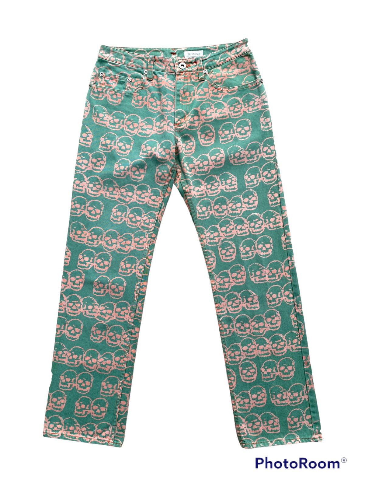 Hysteric Glamour Vintage 1990’s HYSTERIC GLAMOUR Skulls Fullprint Pant Size US 28 / EU 44 - 1 Thumbnail