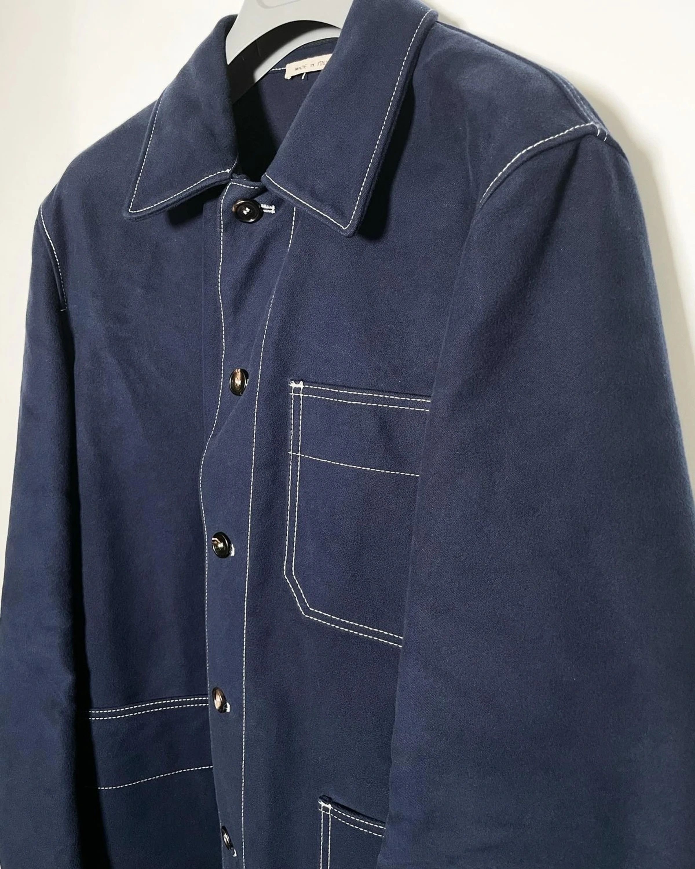 Marni Cotton Gabardine Work Jacket Size US L / EU 52-54 / 3 - 3 Thumbnail