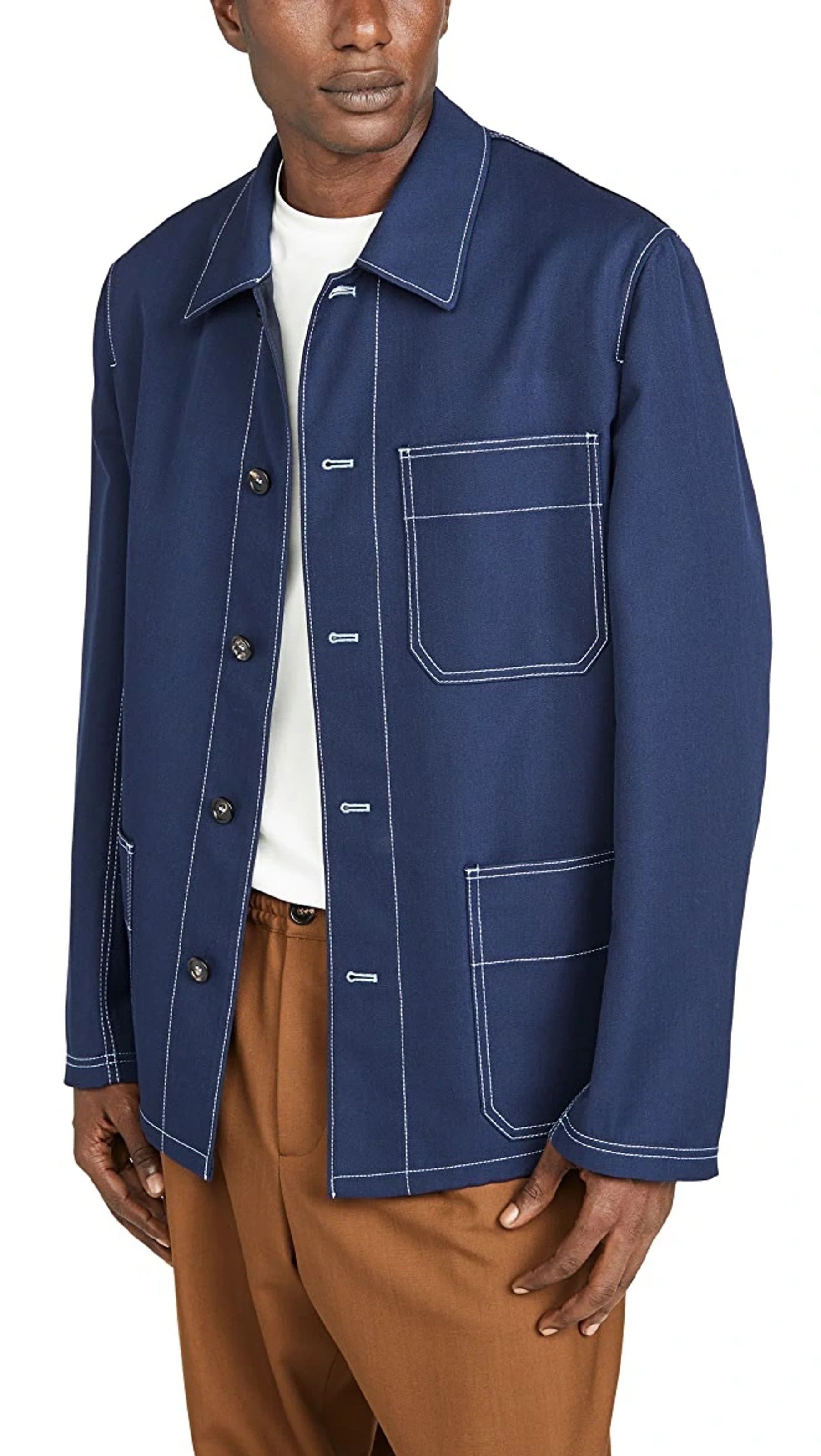 Marni Cotton Gabardine Work Jacket Size US L / EU 52-54 / 3 - 8 Thumbnail