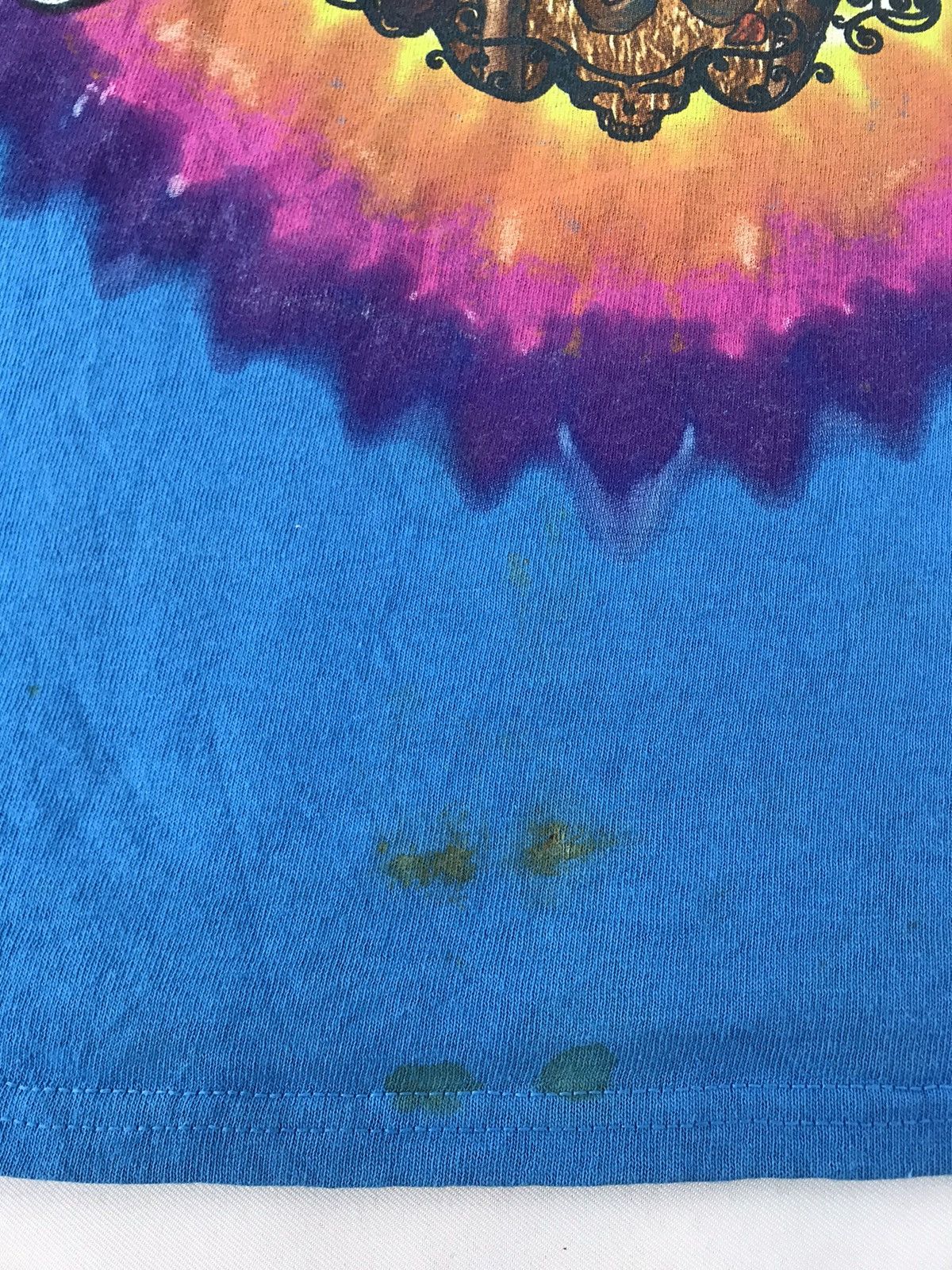 Grateful Dead × Liquid Blue 90s Rare Liquid Grateful Dead Rock Skull Rose Bone Tie Dye Size US M / EU 48-50 / 2 - 7 Thumbnail