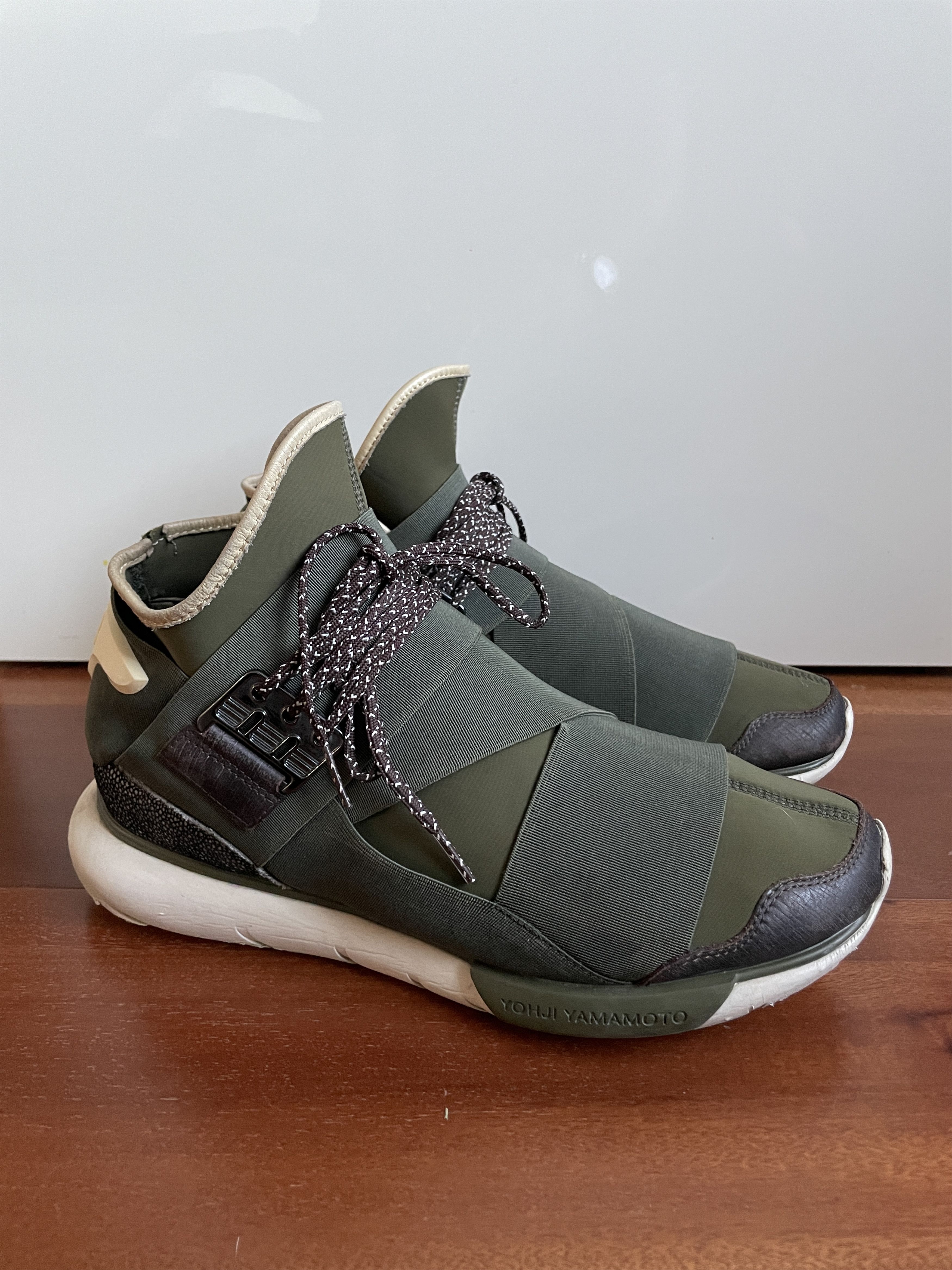 Y-3 Qasa High Olive Size US 11 / EU 44 - 1 Thumbnail