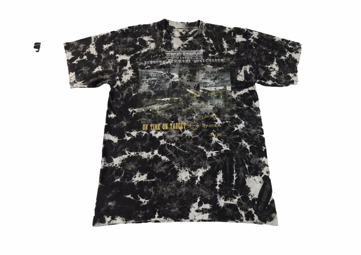Vintage 90s Rock Eagle Supreme Command HQ American Army Tie Dye Size US L / EU 52-54 / 3 - 1 Thumbnail