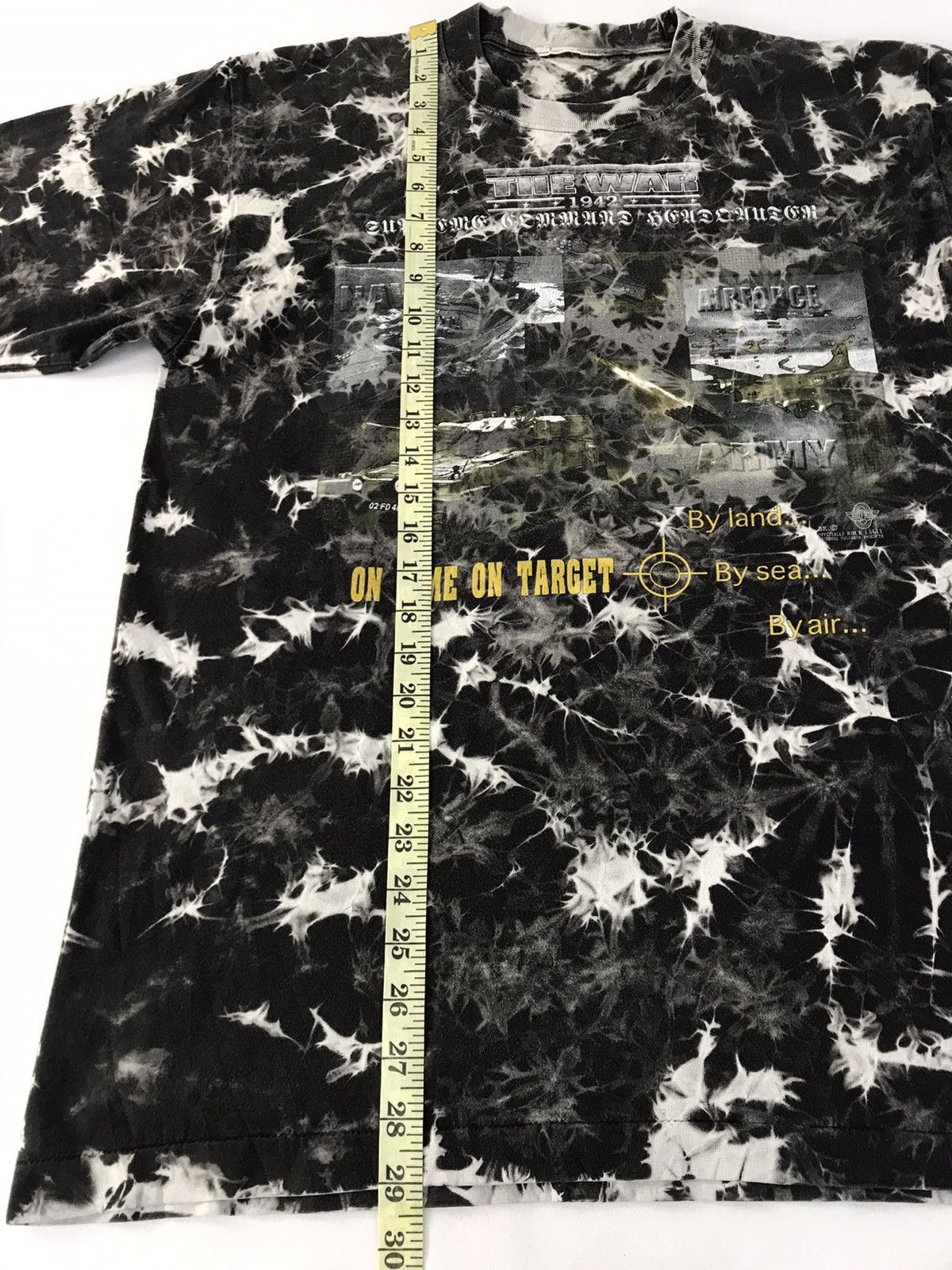 Vintage 90s Rock Eagle Supreme Command HQ American Army Tie Dye Size US L / EU 52-54 / 3 - 8 Thumbnail