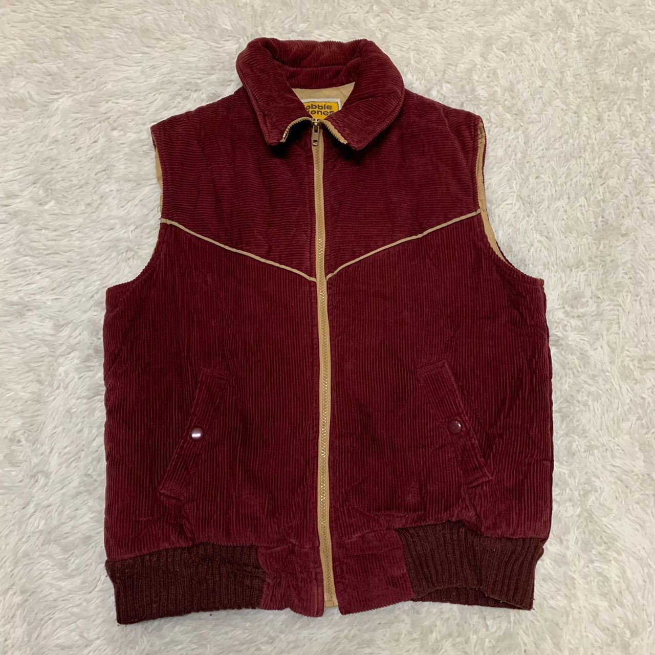 Japanese Brand Cobble stones corduroy vest Size US M / EU 48-50 / 2 - 12 Thumbnail