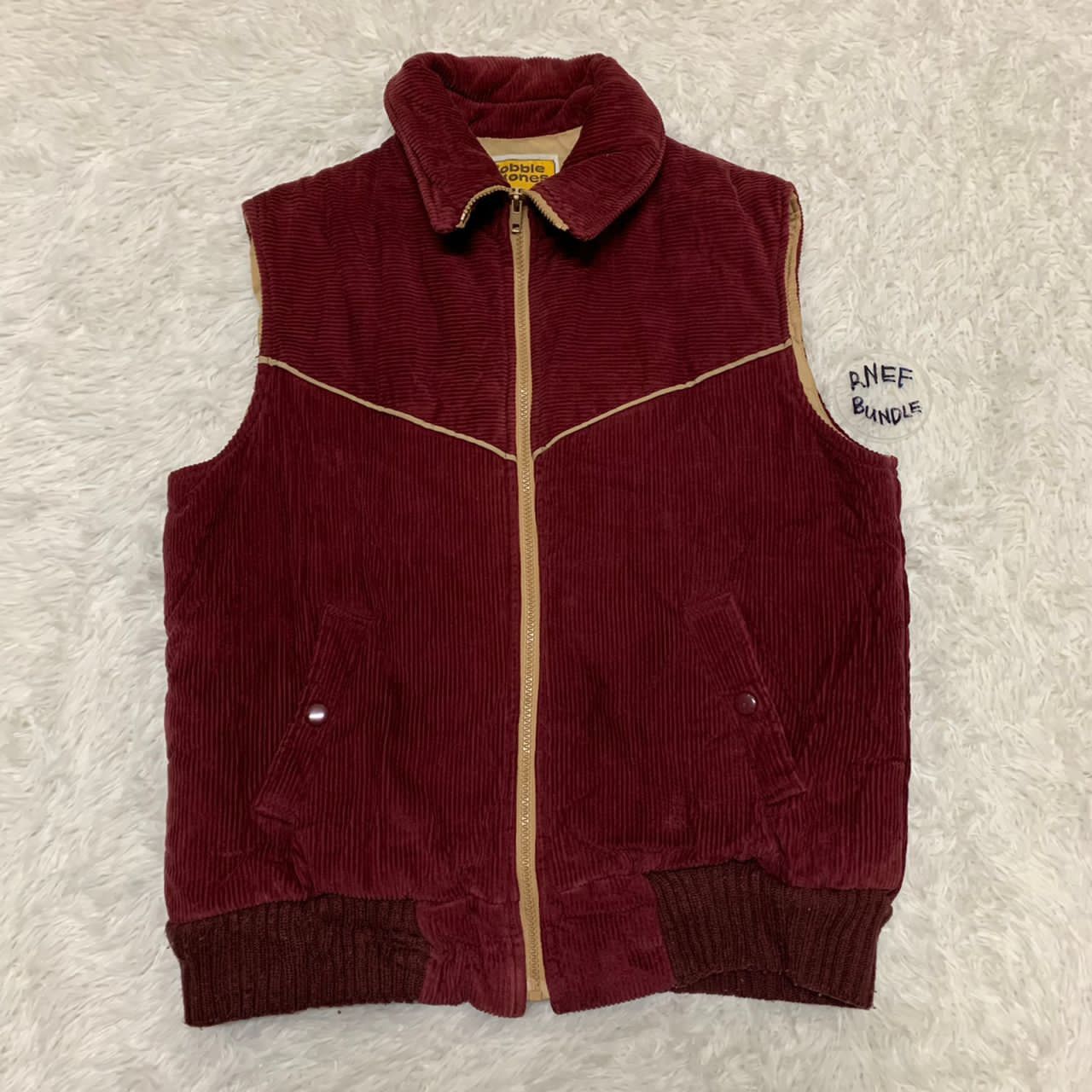 Cobble stones corduroy vest