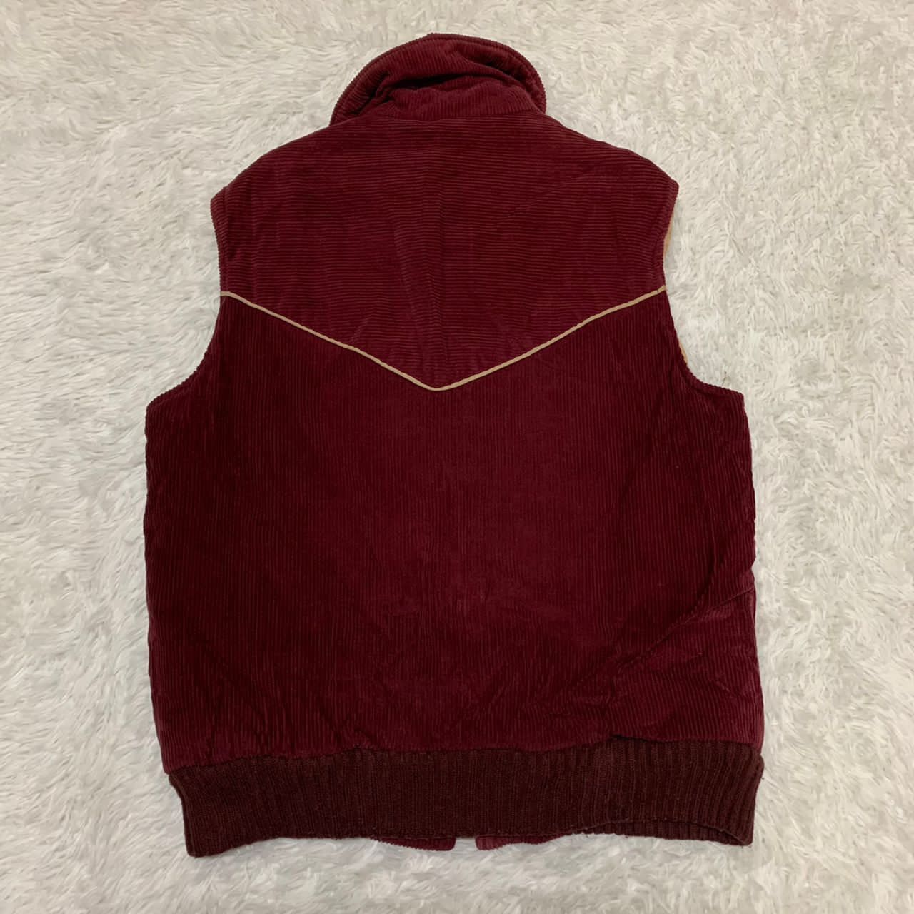 Japanese Brand Cobble stones corduroy vest Size US M / EU 48-50 / 2 - 2 Thumbnail