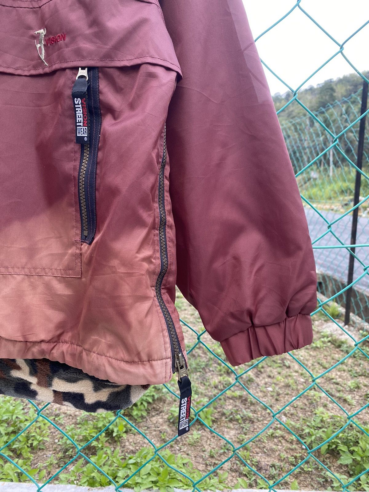 Shorty's Skateboards × Vision Streetwear × Welcome Skateboards Vision Streetwear Sun Faded Fleece Liner Anorak Jacket Size US M / EU 48-50 / 2 - 5 Thumbnail