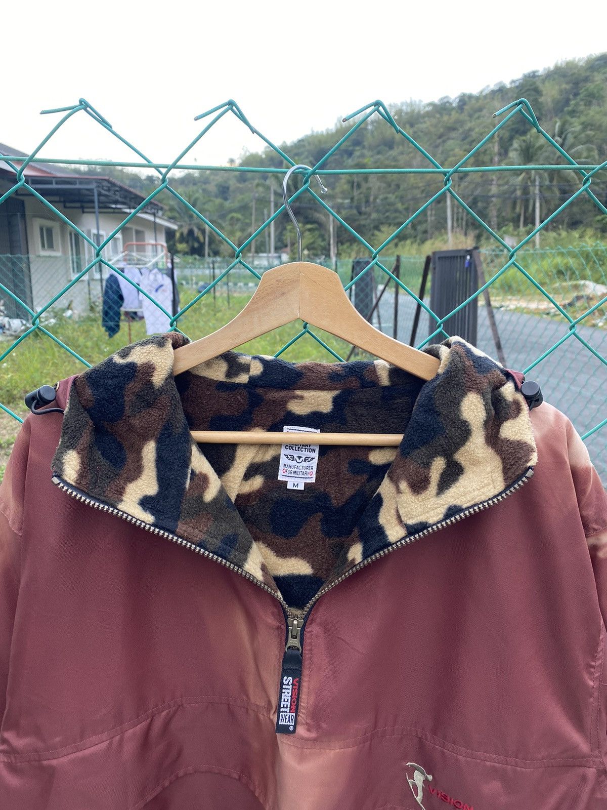Shorty's Skateboards × Vision Streetwear × Welcome Skateboards Vision Streetwear Sun Faded Fleece Liner Anorak Jacket Size US M / EU 48-50 / 2 - 4 Thumbnail