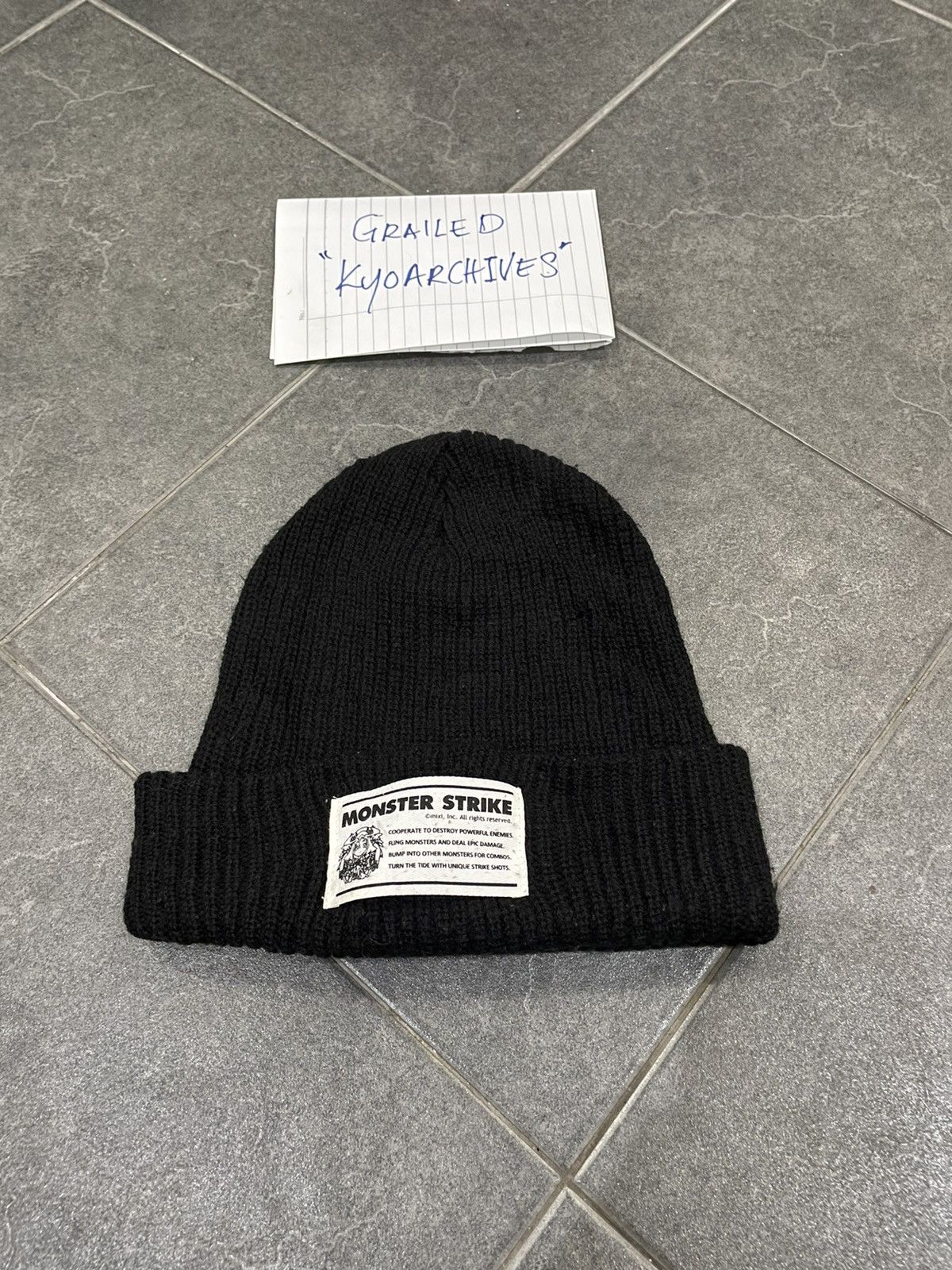 Anime MONSTER STRIKE ANIME BLACK BEANIE Size ONE SIZE - 1 Thumbnail