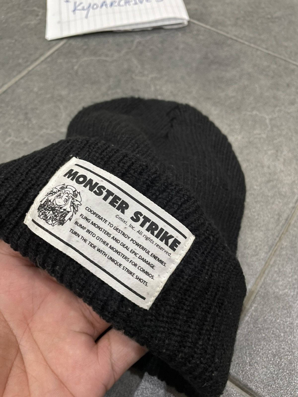 Anime MONSTER STRIKE ANIME BLACK BEANIE Size ONE SIZE - 3 Thumbnail