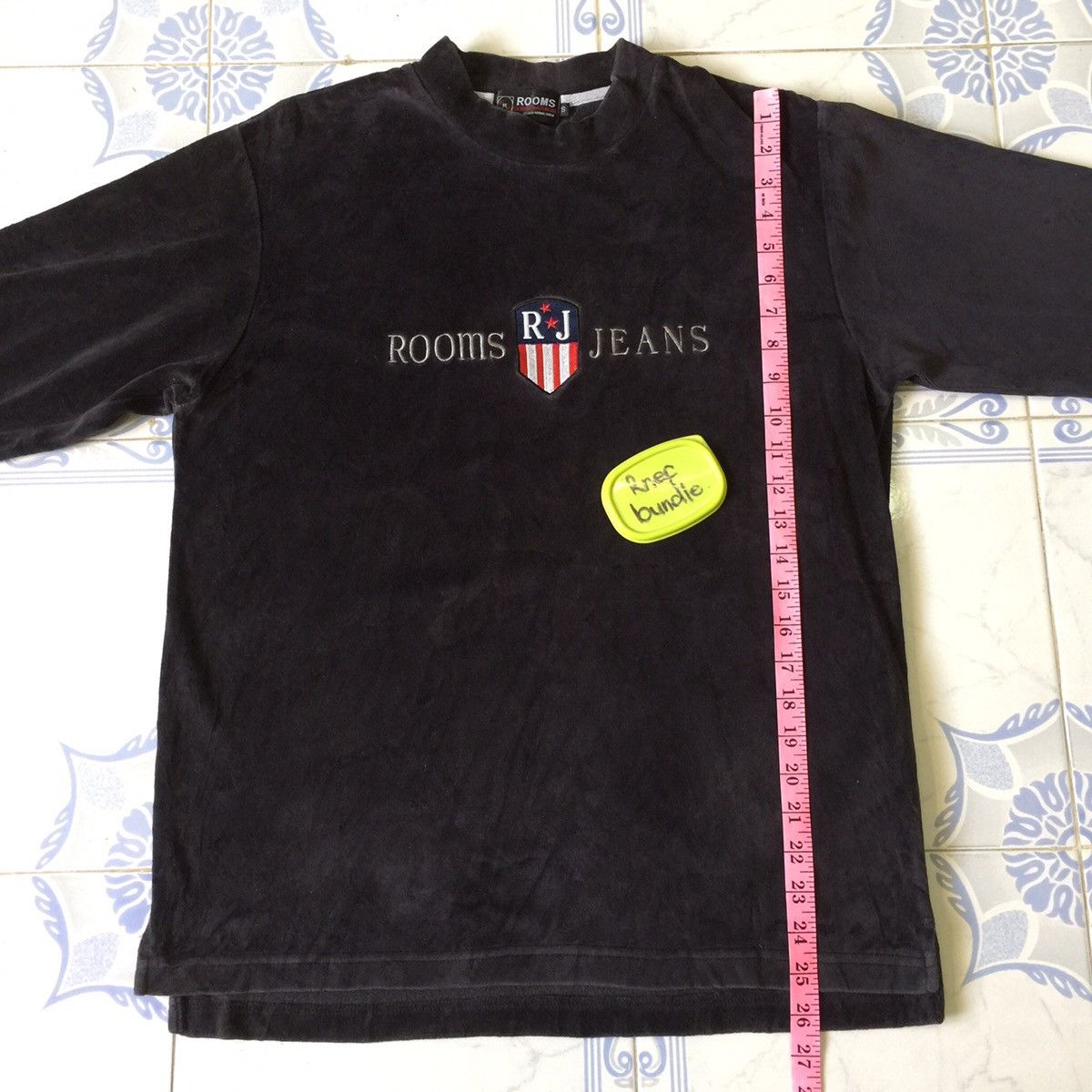 Japanese Brand Rooms jeans sweatshirt Size US S / EU 44-46 / 1 - 9 Thumbnail