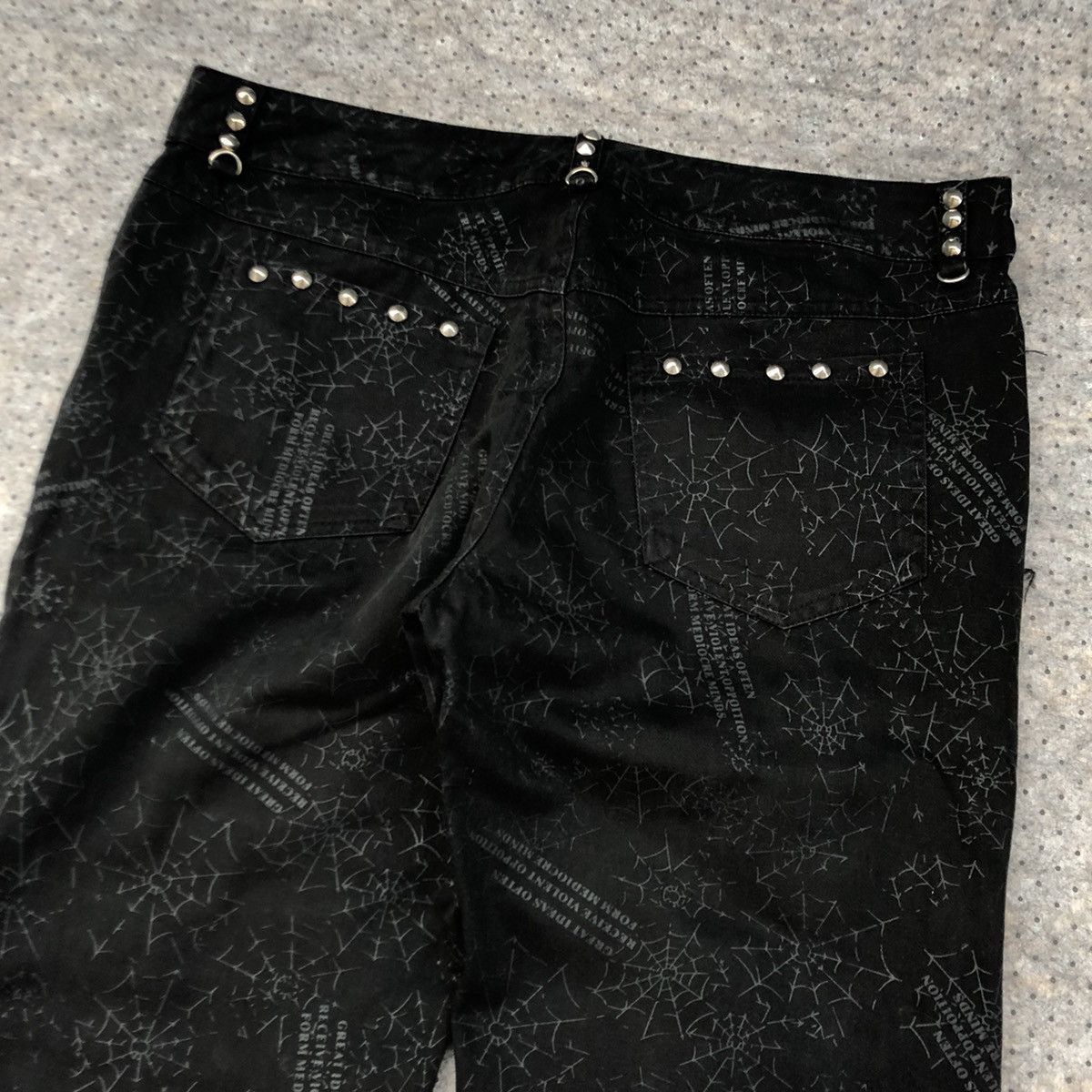 20471120 Gothic Lolita & Punk Distressed Pants Size US 36 / EU 52 - 6 Thumbnail