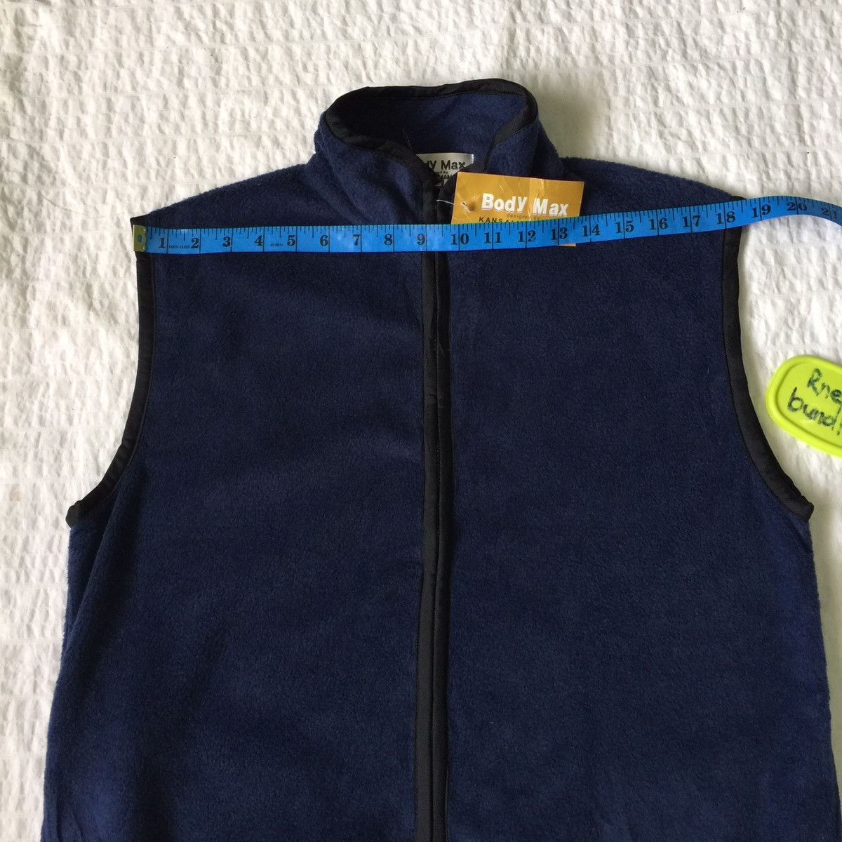 Japanese Brand Body Max by Kansai Yamamoto Fleece Vest Zipper Jacket Size US L / EU 52-54 / 3 - 12 Thumbnail