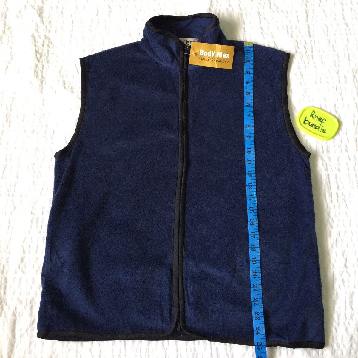 Japanese Brand Body Max by Kansai Yamamoto Fleece Vest Zipper Jacket Size US L / EU 52-54 / 3 - 14 Thumbnail