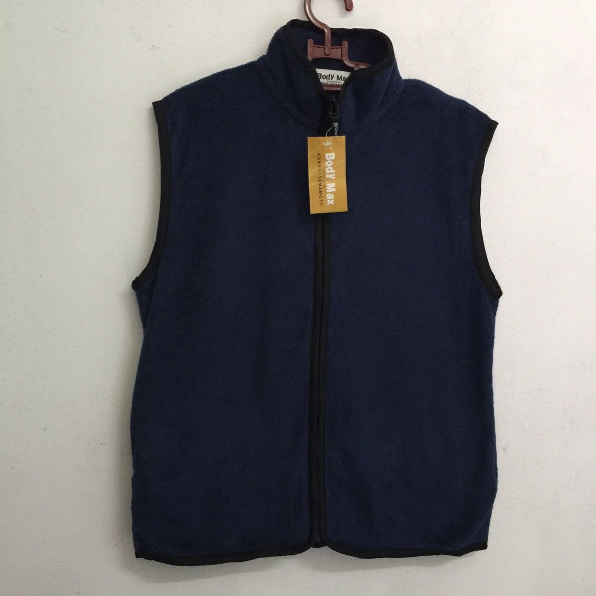 Japanese Brand Body Max by Kansai Yamamoto Fleece Vest Zipper Jacket Size US L / EU 52-54 / 3 - 3 Thumbnail