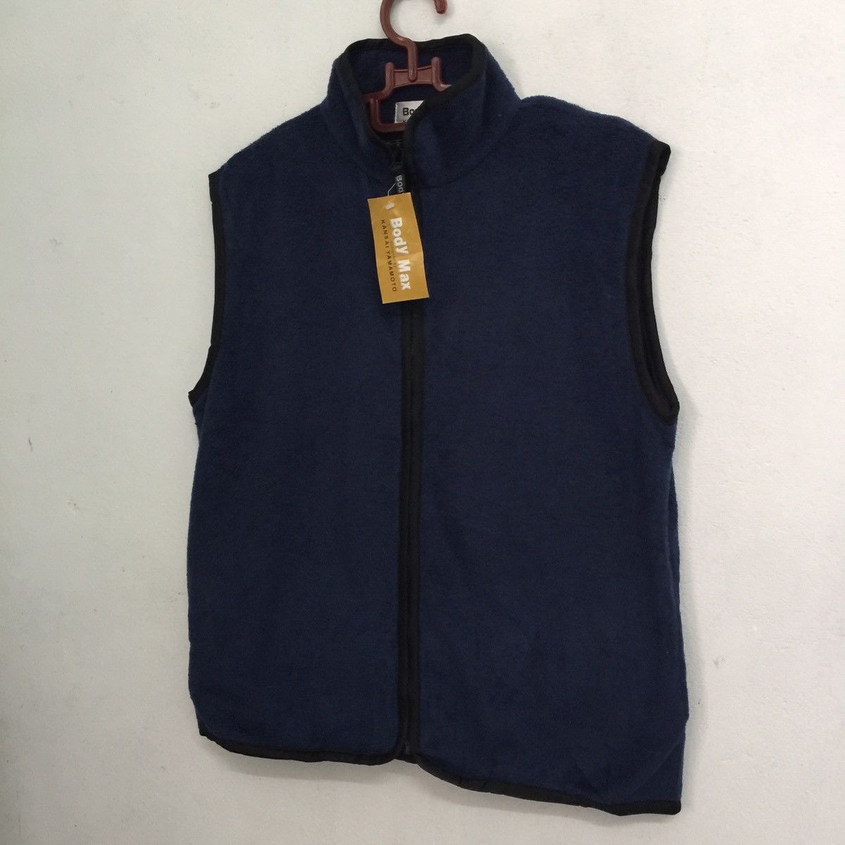 Japanese Brand Body Max by Kansai Yamamoto Fleece Vest Zipper Jacket Size US L / EU 52-54 / 3 - 2 Thumbnail