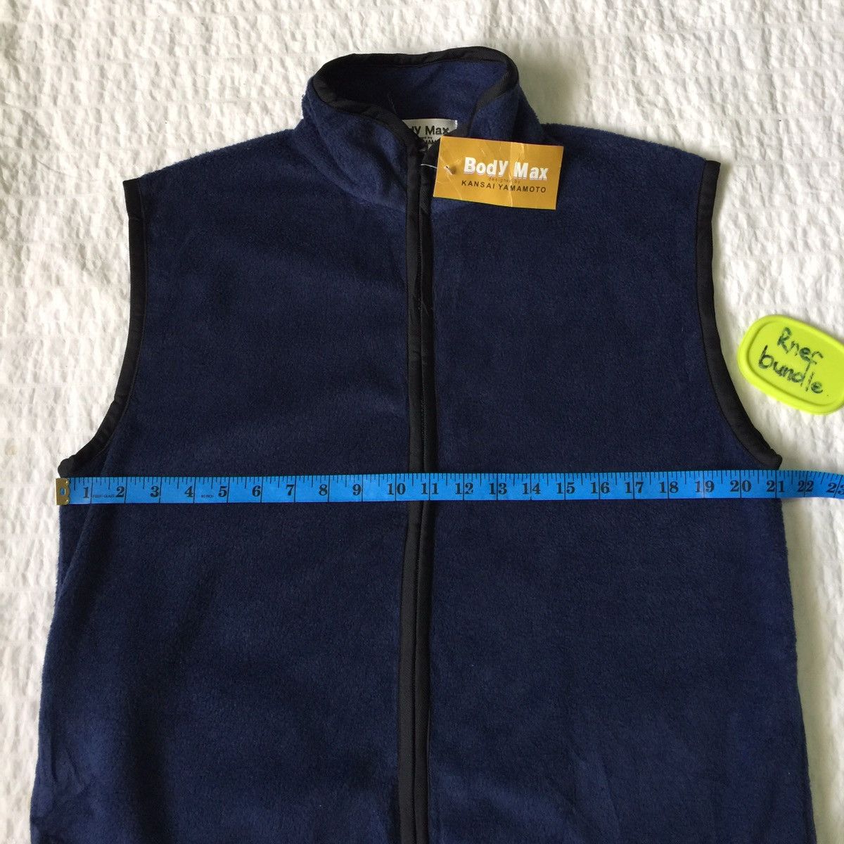 Japanese Brand Body Max by Kansai Yamamoto Fleece Vest Zipper Jacket Size US L / EU 52-54 / 3 - 13 Thumbnail