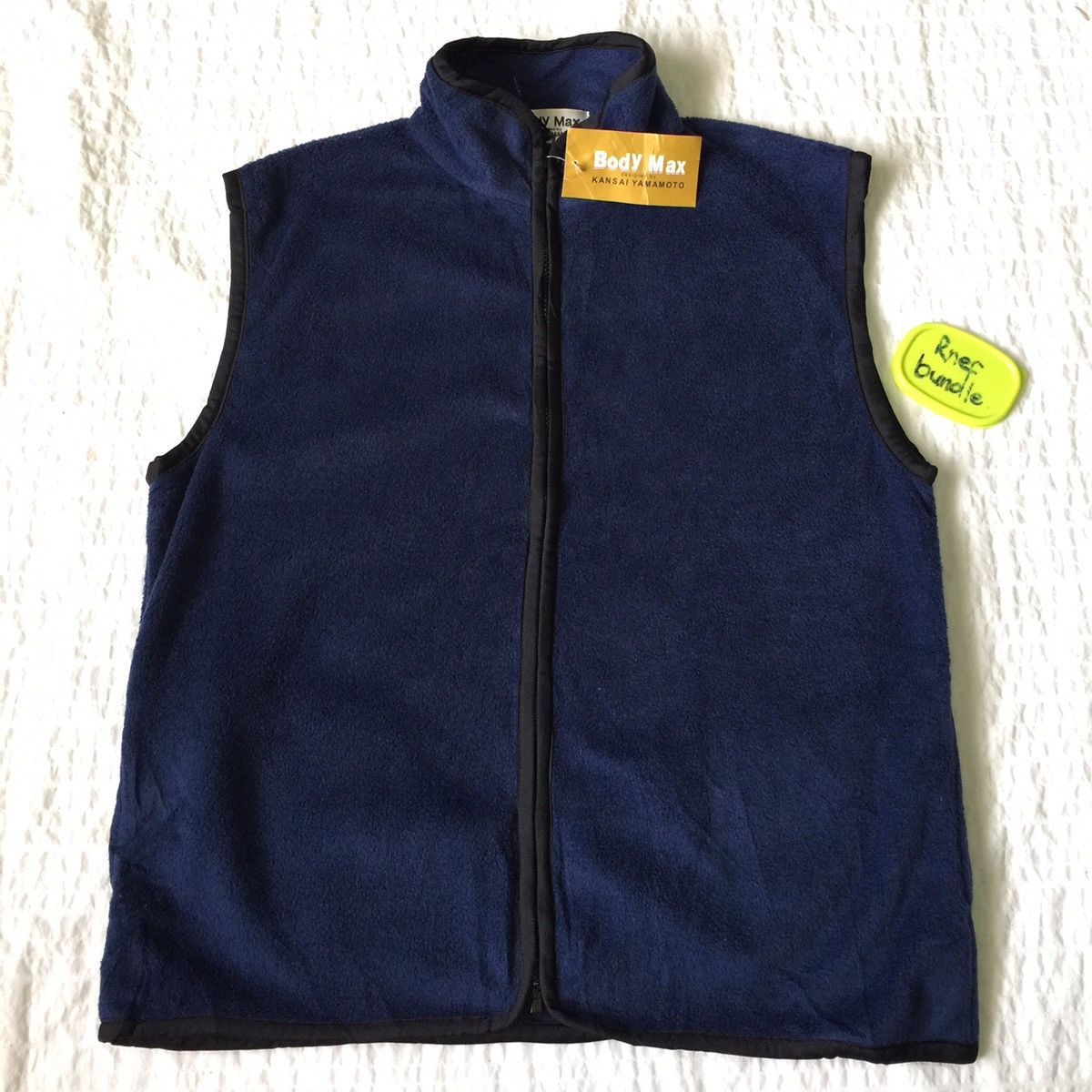 Japanese Brand Body Max by Kansai Yamamoto Fleece Vest Zipper Jacket Size US L / EU 52-54 / 3 - 11 Thumbnail