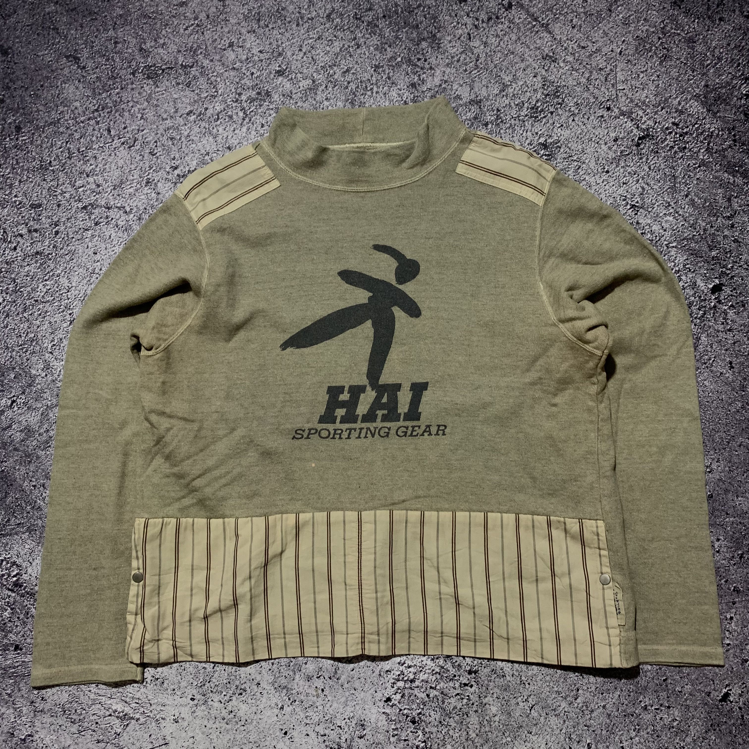 Vintage Hai Sporting Gear By Issey Miyake Embroidered Sweatshirt Size S