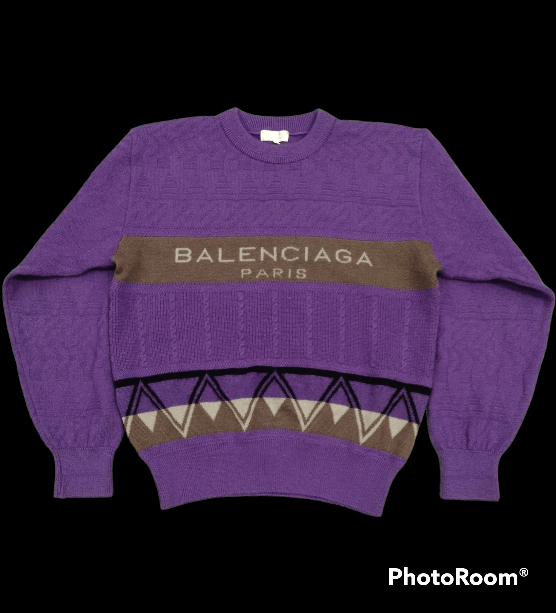 Balenciaga OG🔥GRAIL BALENCIAGA SPELLOUT SWEATSHIRT Size L / US 10 / IT 46 - 1 Thumbnail