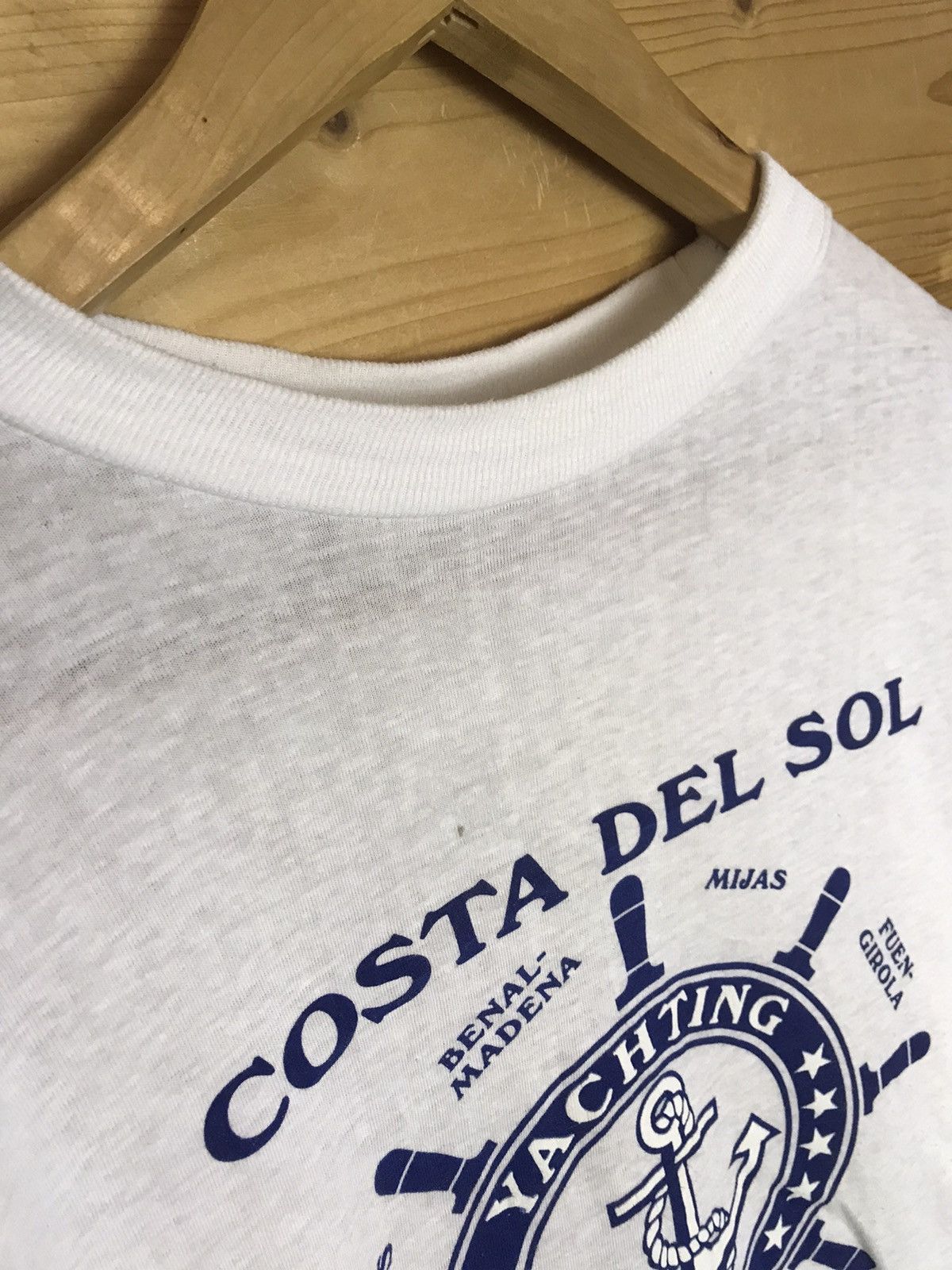 Vintage Vintage Costa Del Sol single stitch t-shirt Size US XXL / EU 58 / 5 - 4 Thumbnail