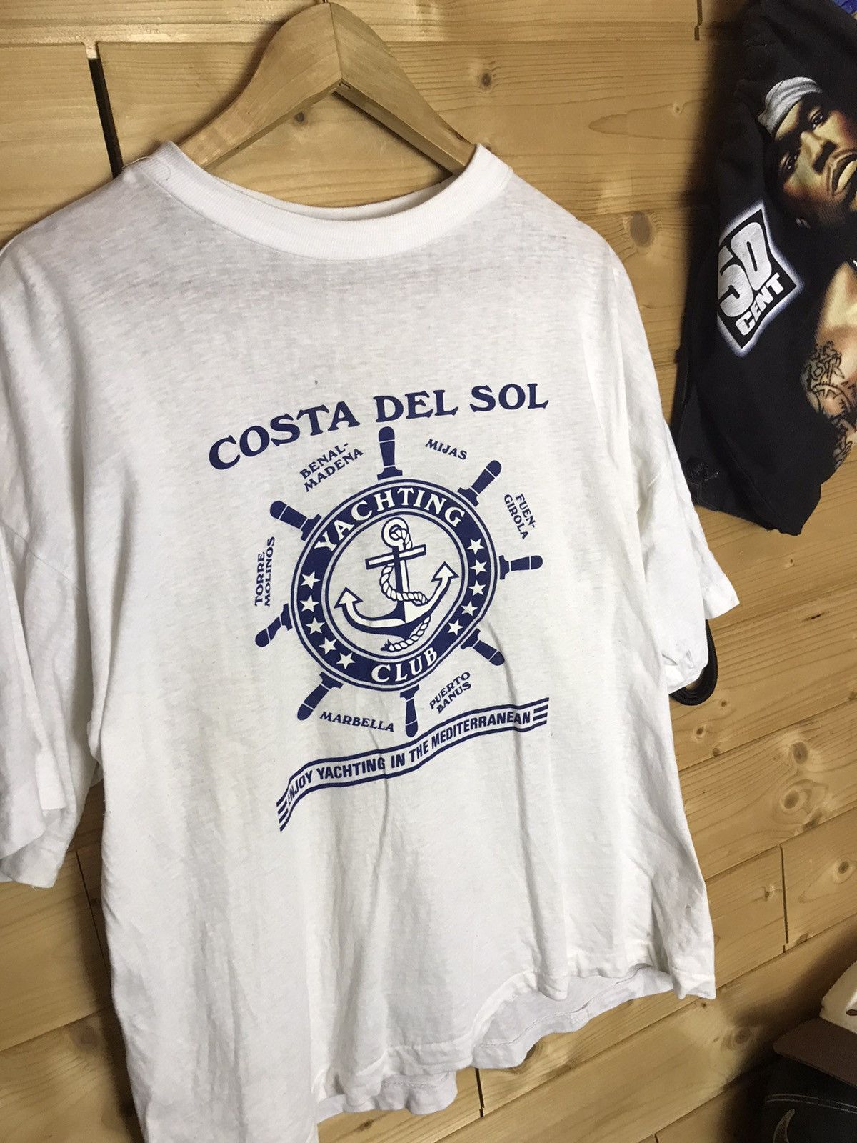 Vintage Vintage Costa Del Sol single stitch t-shirt Size US XXL / EU 58 / 5 - 3 Thumbnail