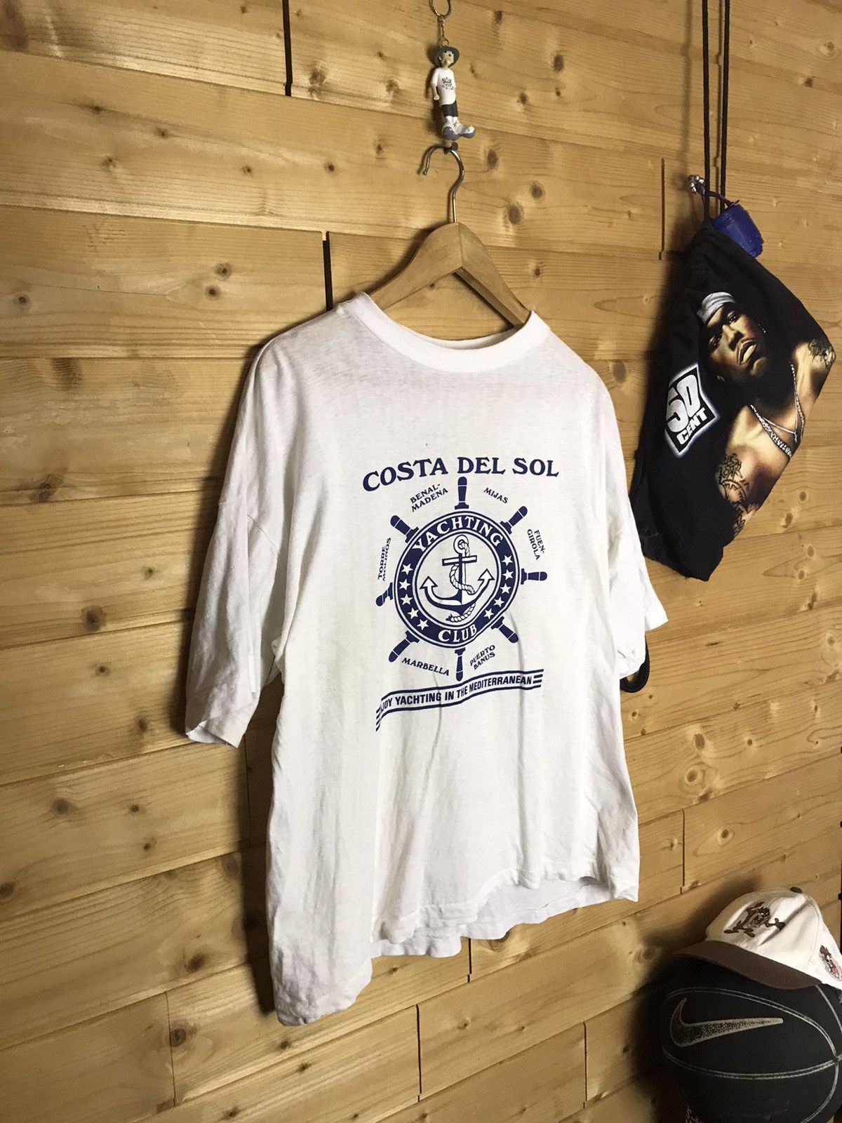 Vintage Vintage Costa Del Sol single stitch t-shirt Size US XXL / EU 58 / 5 - 1 Thumbnail