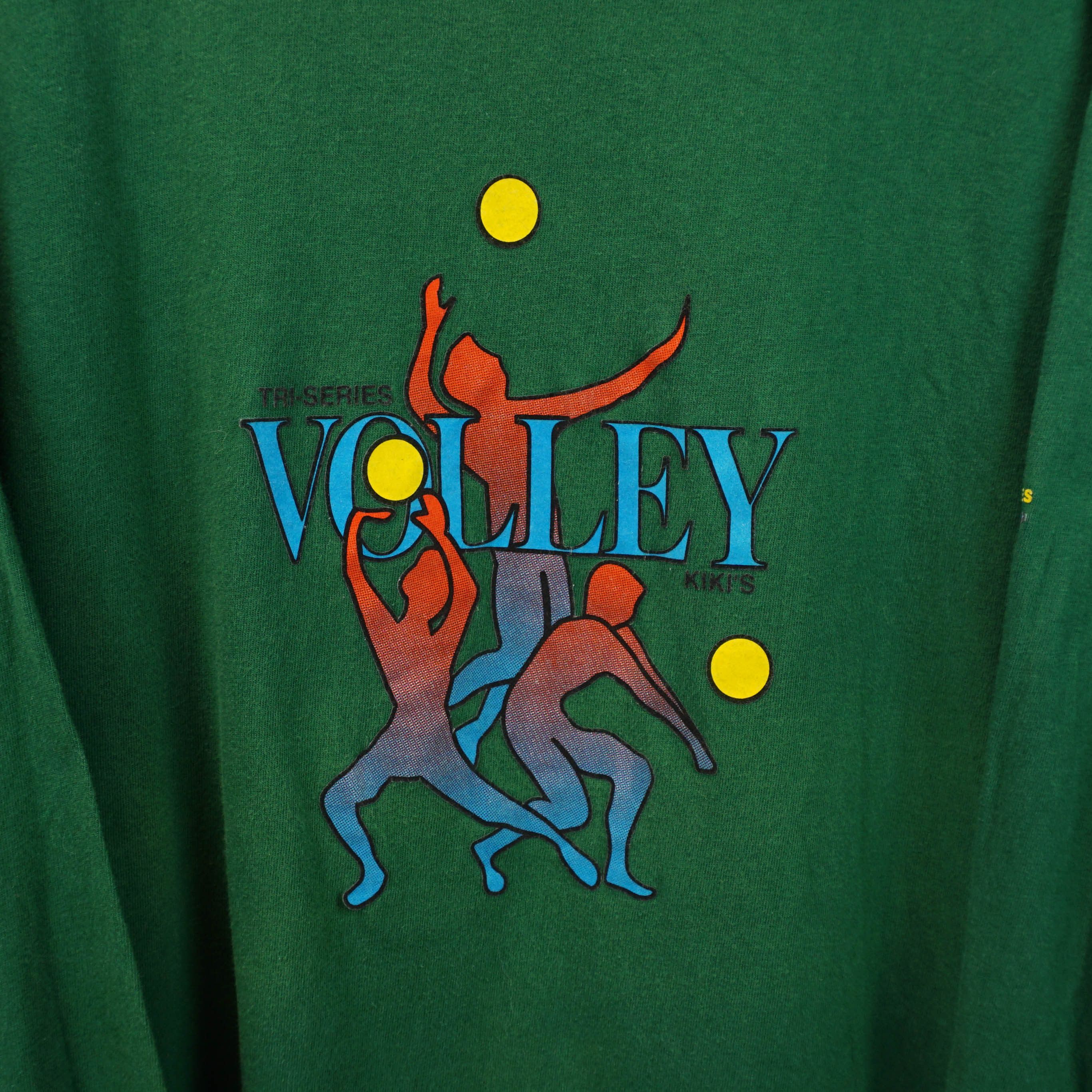 Hanes × Vintage 1990's Archive Volley Graphic L/S Tee Size US XXL / EU 58 / 5 - 2 Thumbnail