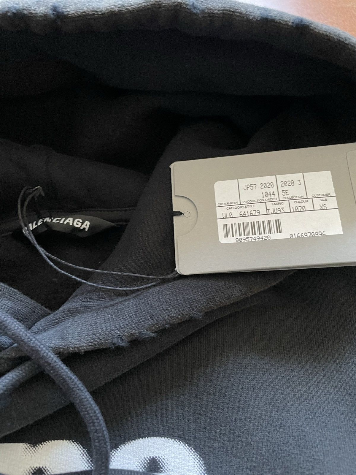 Balenciaga FW20 One Like Hoodie Size US S / EU 44-46 / 1 - 4 Thumbnail
