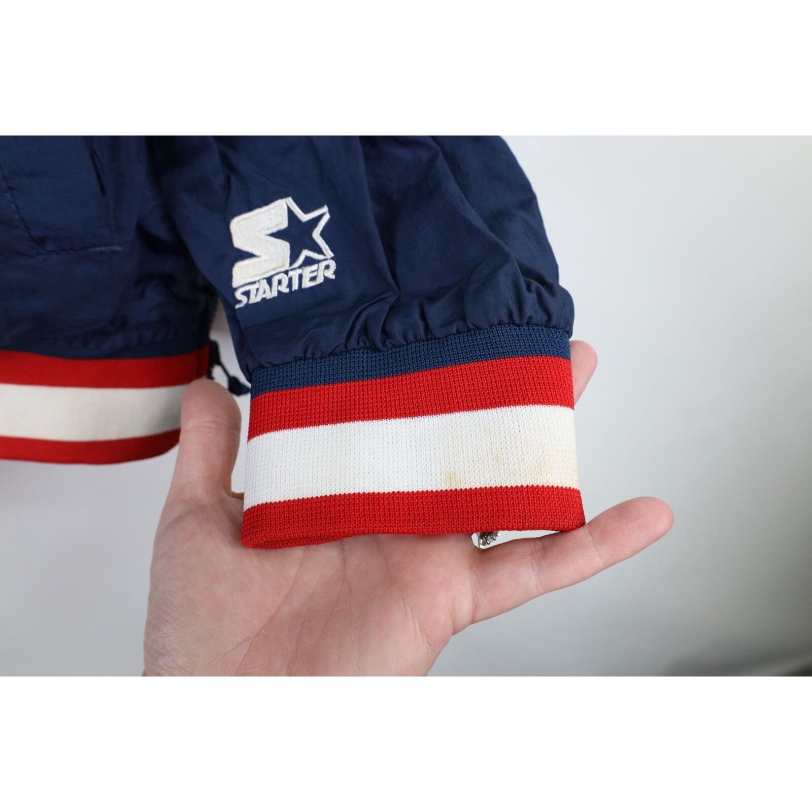 Starter × Vintage Vintage 90s Starter Chief Wahoo Cleveland Indians Jacket Size US XL / EU 56 / 4 - 13 Thumbnail