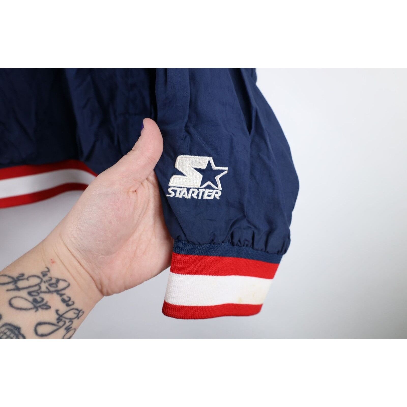 Starter × Vintage Vintage 90s Starter Chief Wahoo Cleveland Indians Jacket Size US XL / EU 56 / 4 - 7 Thumbnail
