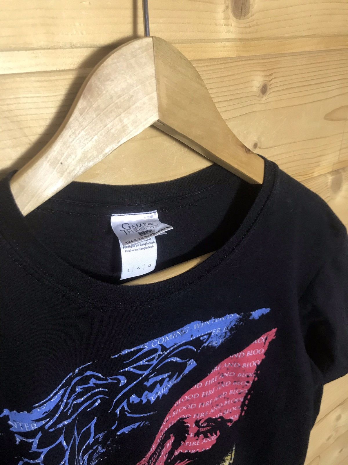Other 2015 Game of Thrones t-shirt Size US L / EU 52-54 / 3 - 7 Thumbnail