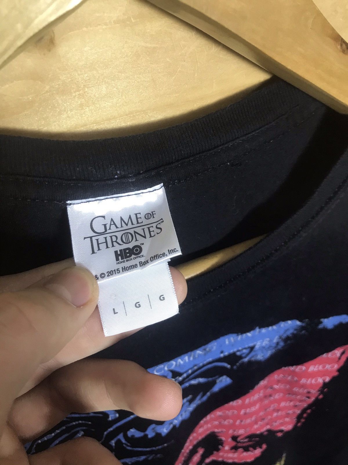 Other 2015 Game of Thrones t-shirt Size US L / EU 52-54 / 3 - 8 Thumbnail