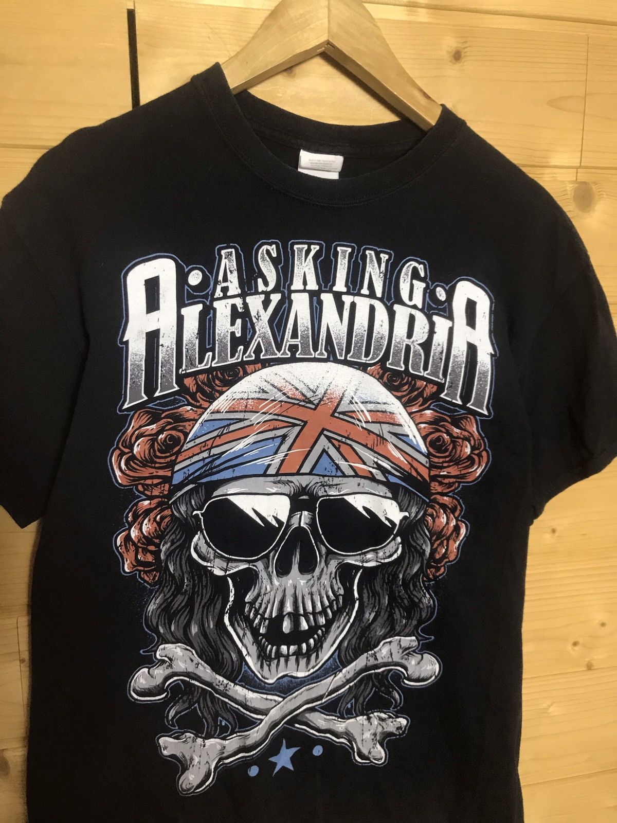 Band Tees 2012 Asking Alexandria skeleton bones band t-shirt Size US S / EU 44-46 / 1 - 2 Thumbnail
