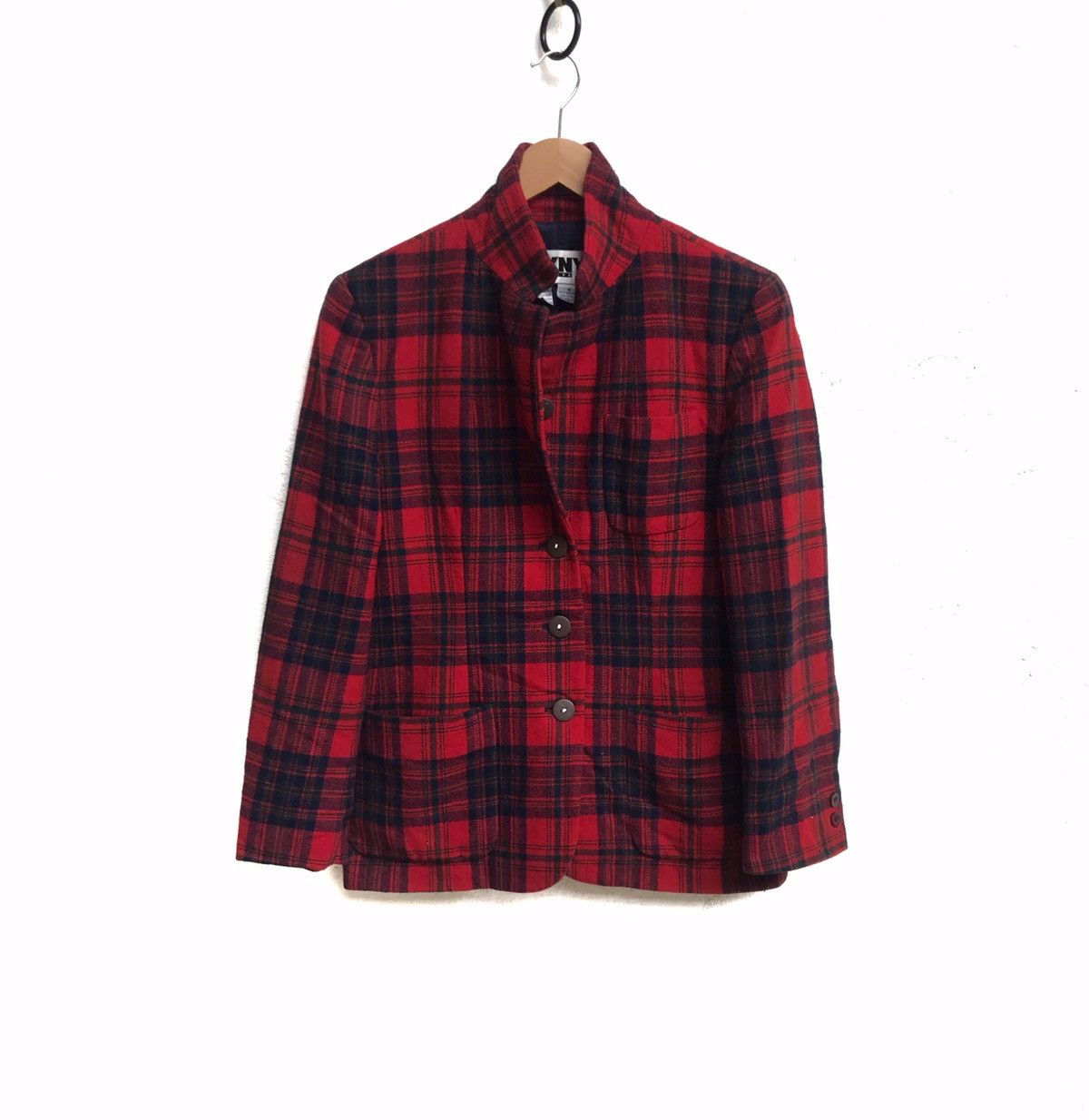 🔥Dkny Wool Check Jacket
